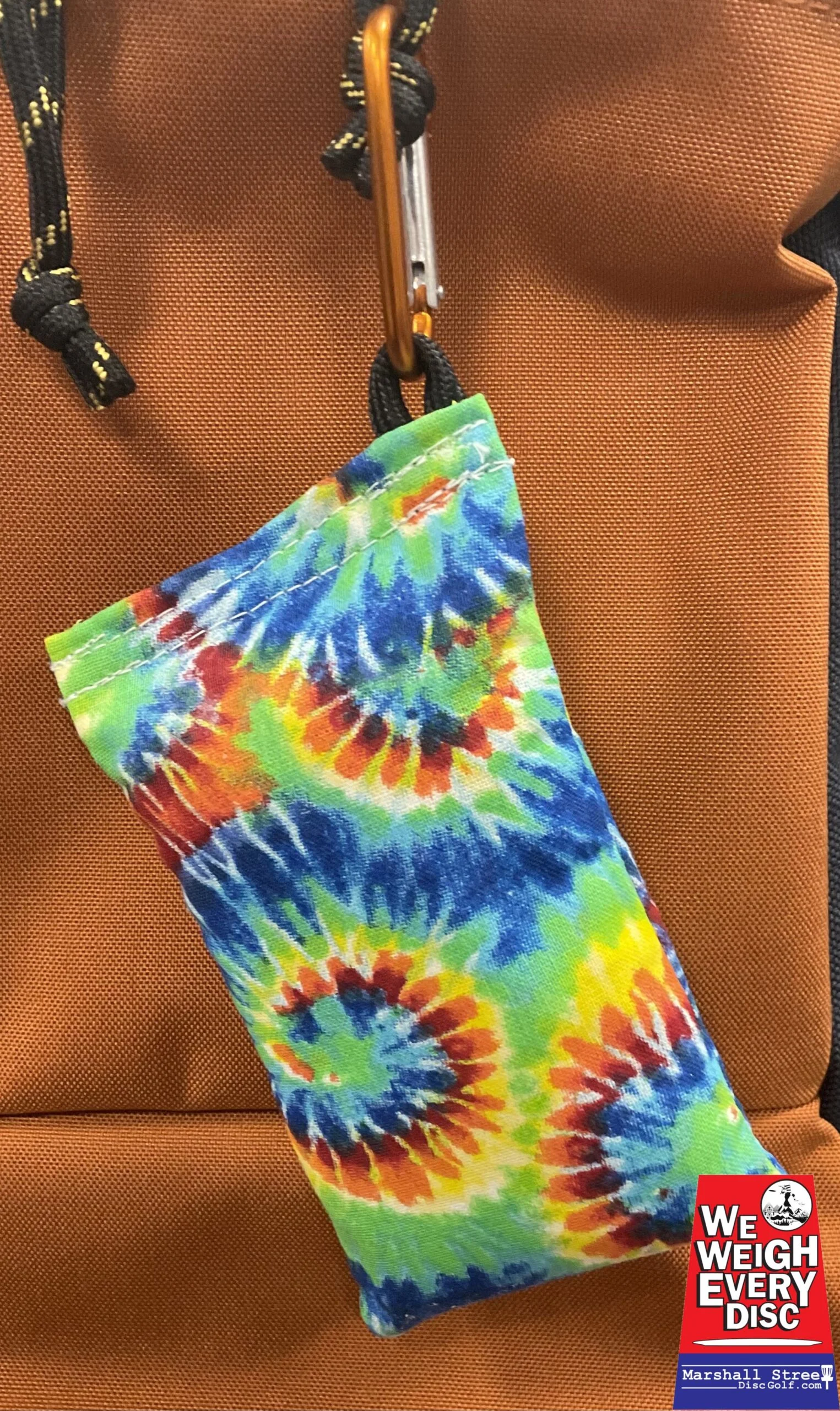 1094160 Chalky Bags with Carabiner - Rainbow Tie-Dye, Chalky