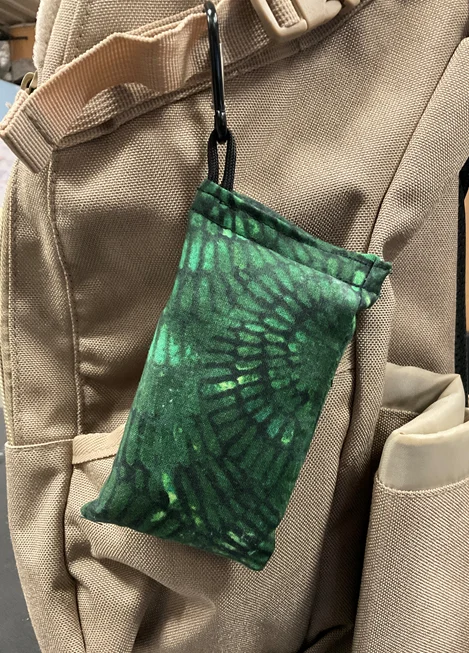 1094173 Chalky Bags with Carabiner - Green, Chalky