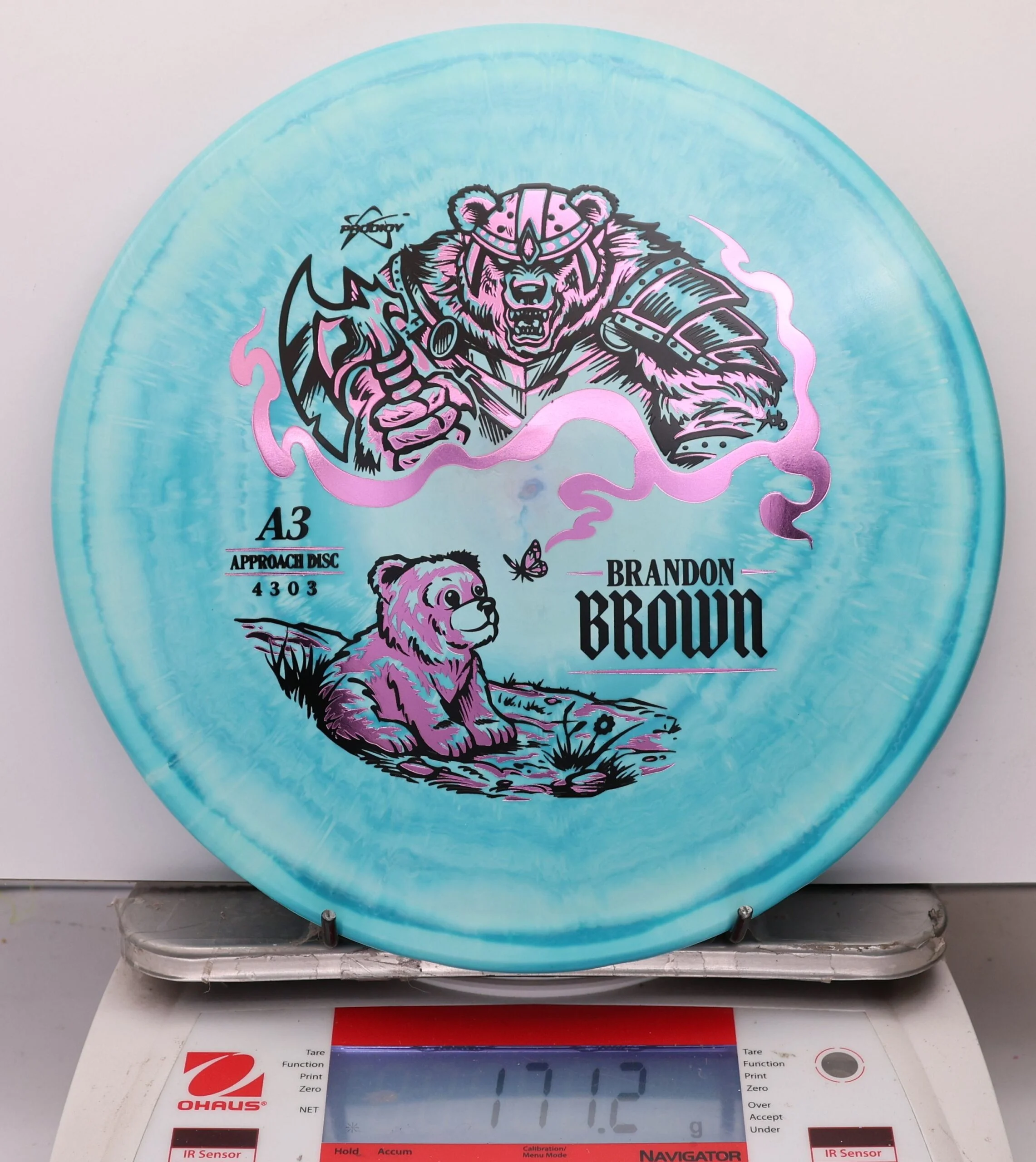 1096752 Prodigy A3, 500 Spectrum Brandon Brown 2026 Signature Series - #283 Aqua, 171