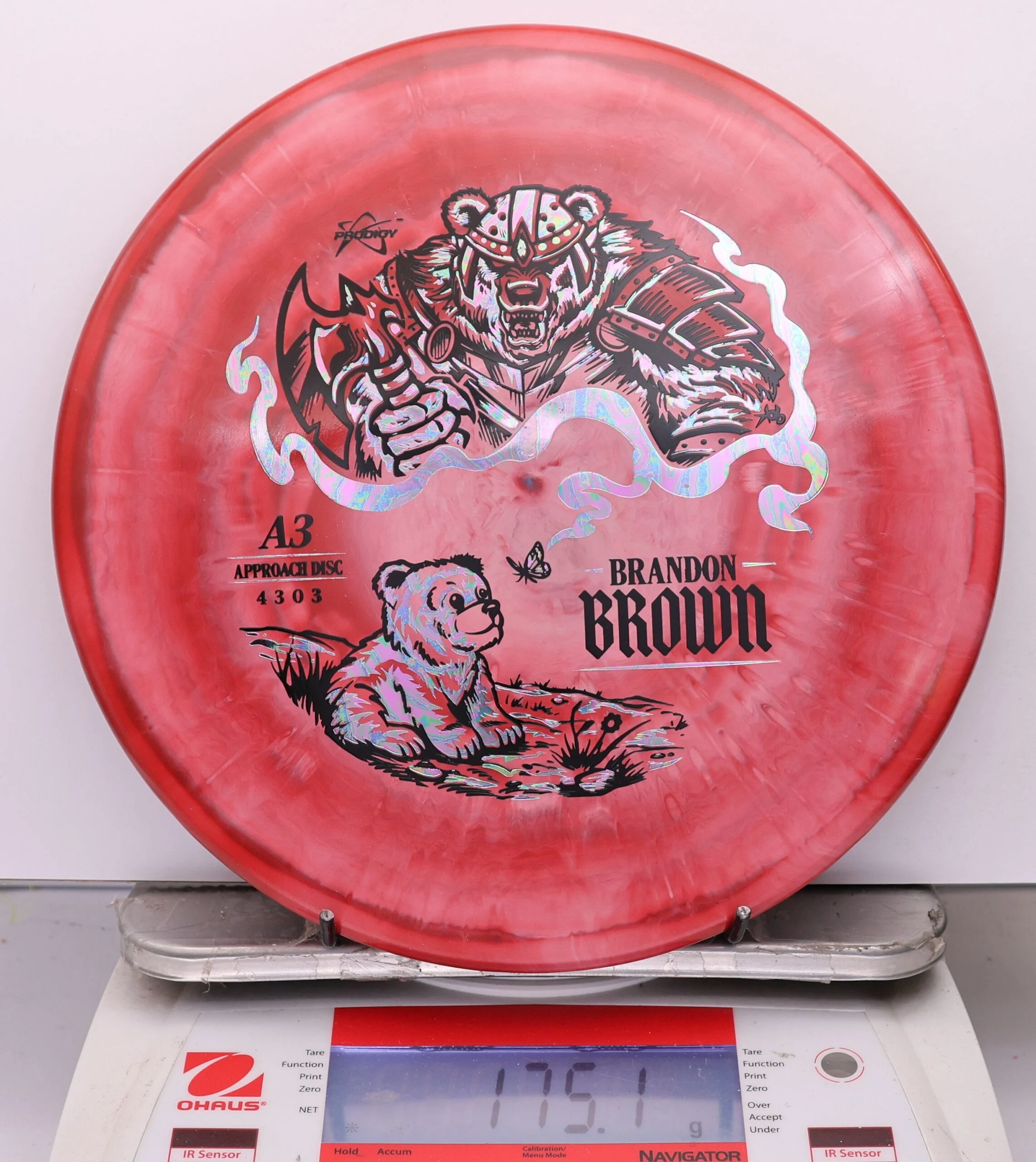 1096761 Prodigy A3, 500 Spectrum Brandon Brown 2026 Signature Series - #287 Red, 175
