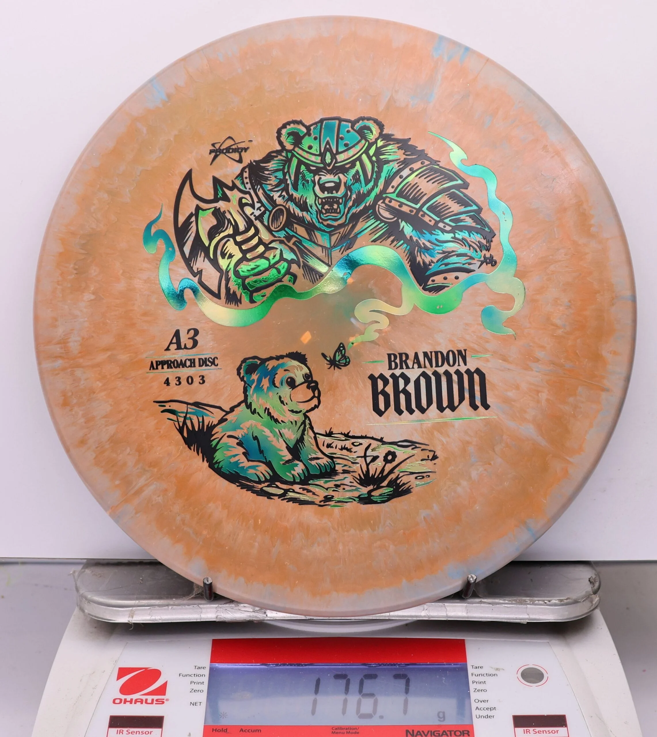 1096763 Prodigy A3, 500 Spectrum Brandon Brown 2026 Signature Series - #289 Orange, 177