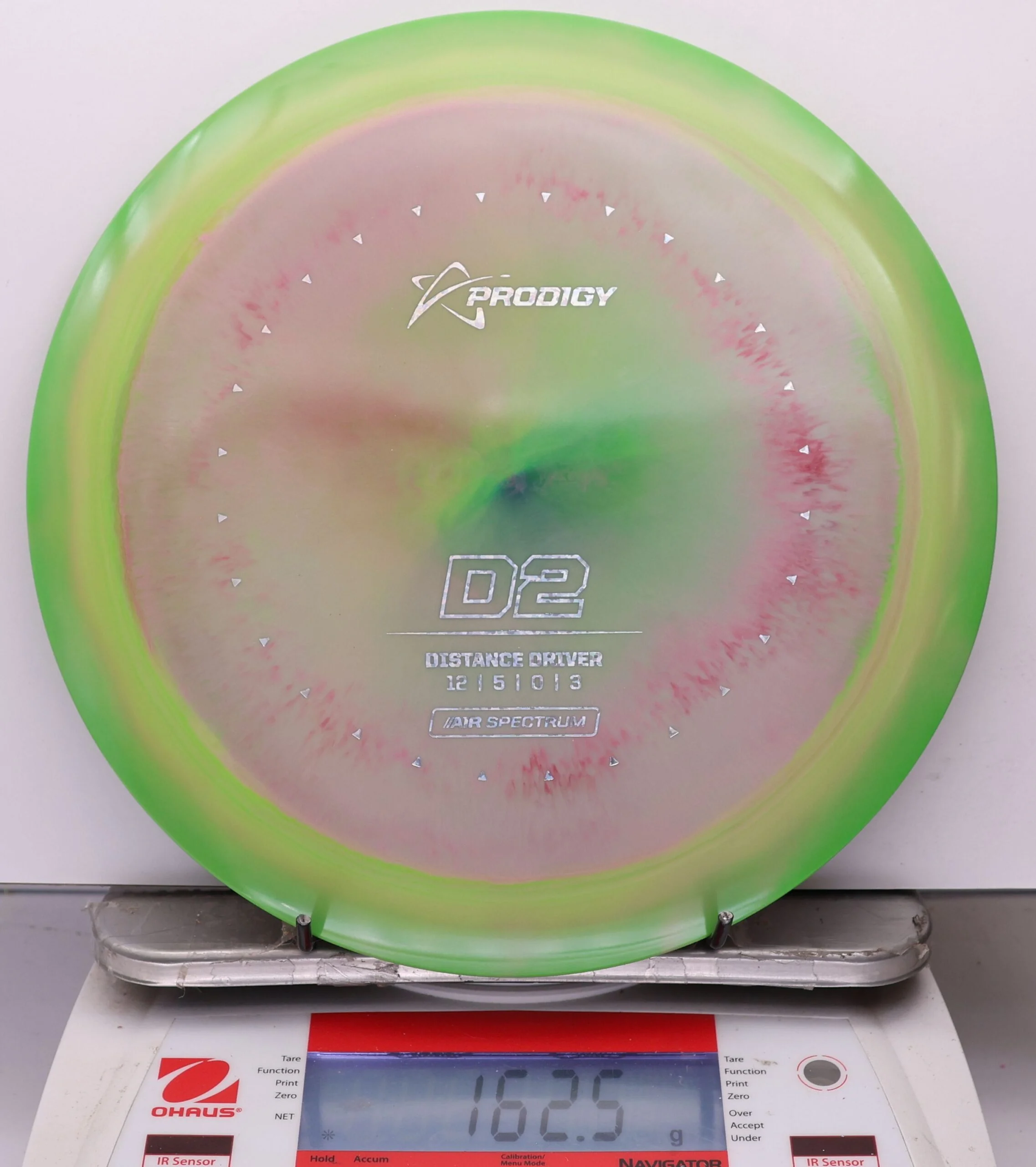 1097482 Prodigy D2, Air Spectrum - #284 GreenLtRed, 163
