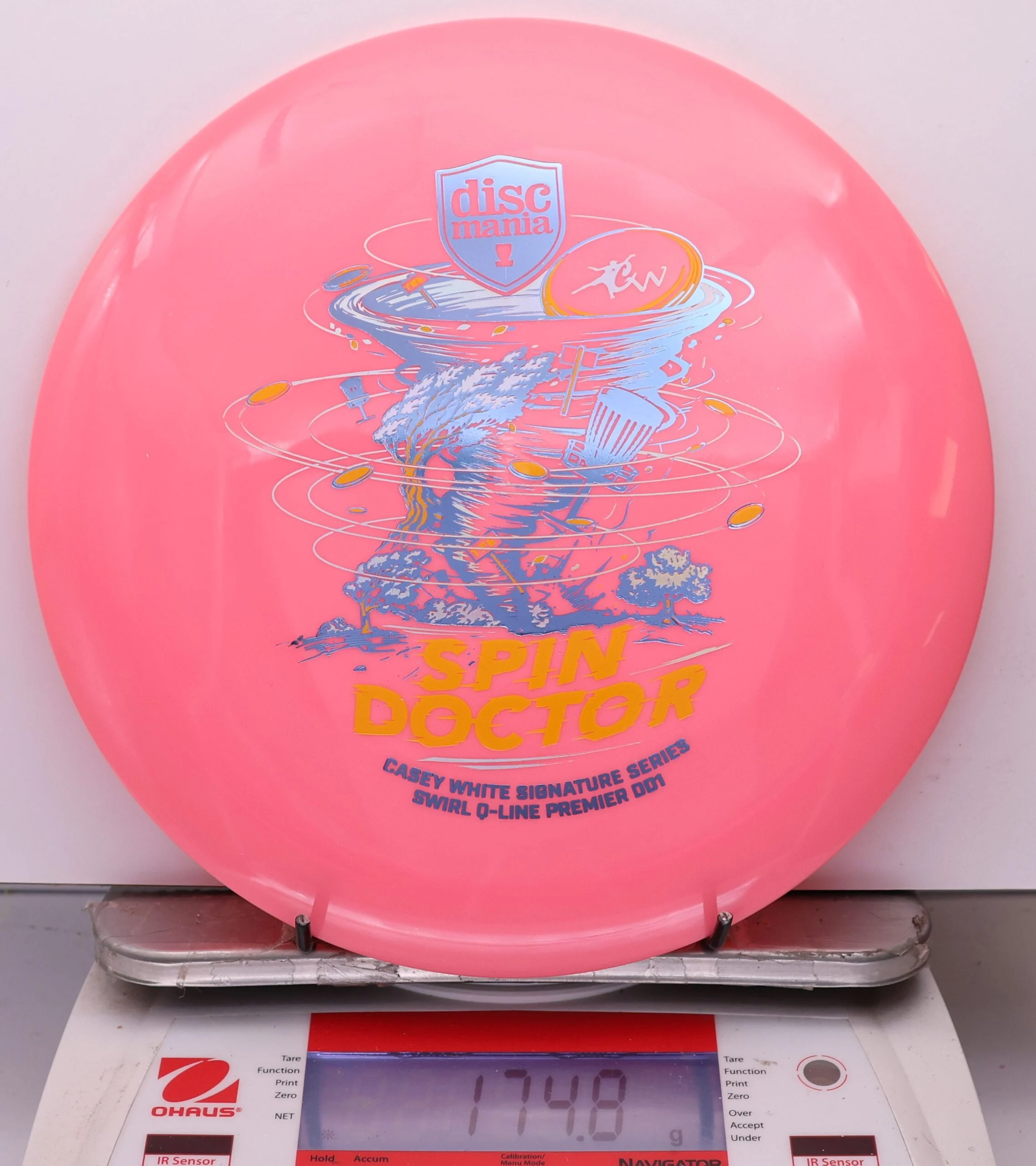 1097605 Swirl Q-Line Premier DD1, Spin Doctor - Casey White 2026 Signature Series - #63 Pink, 175