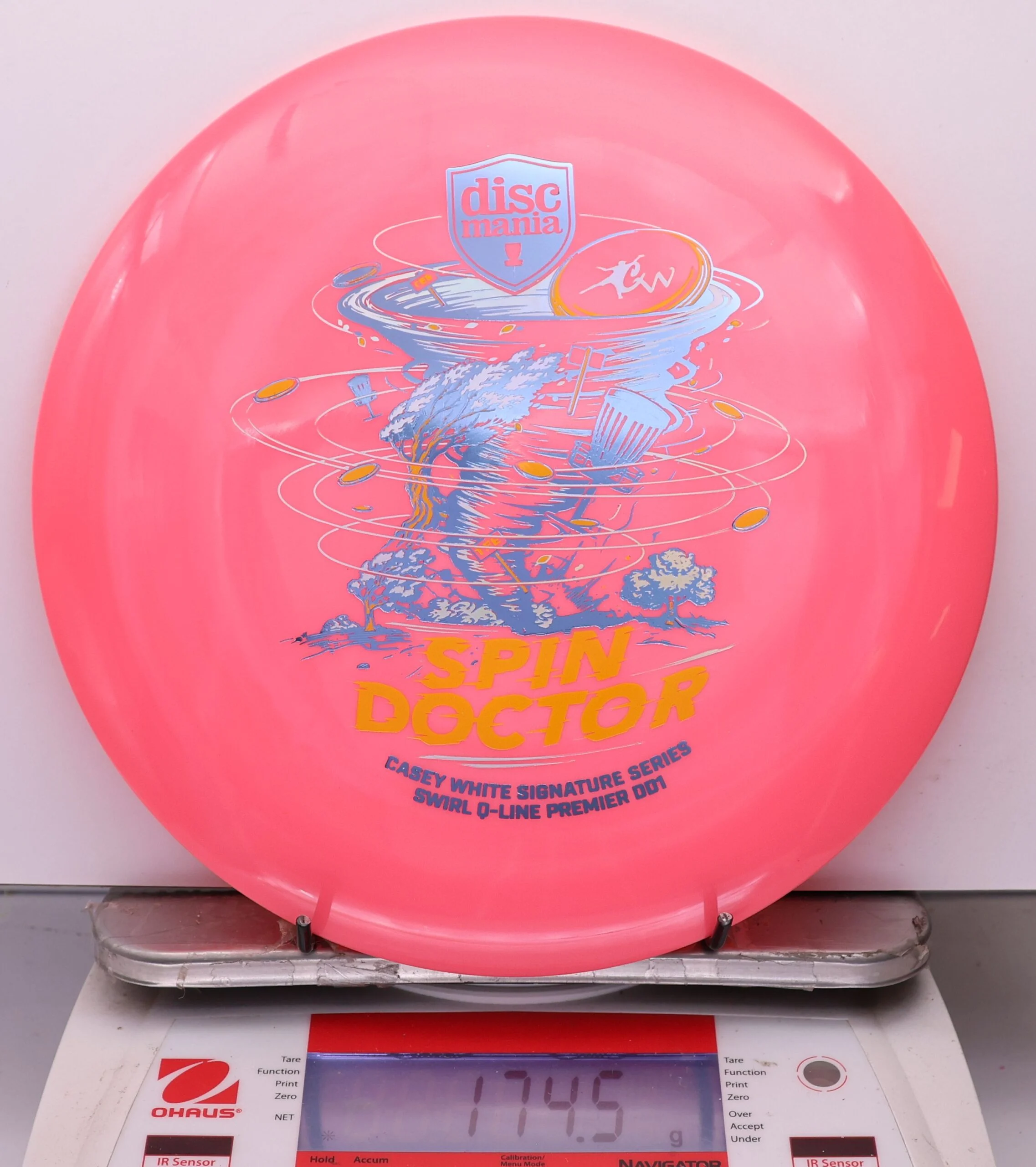 1097636 Swirl Q-Line Premier DD1, Spin Doctor - Casey White 2026 Signature Series - #69 Pink, 175