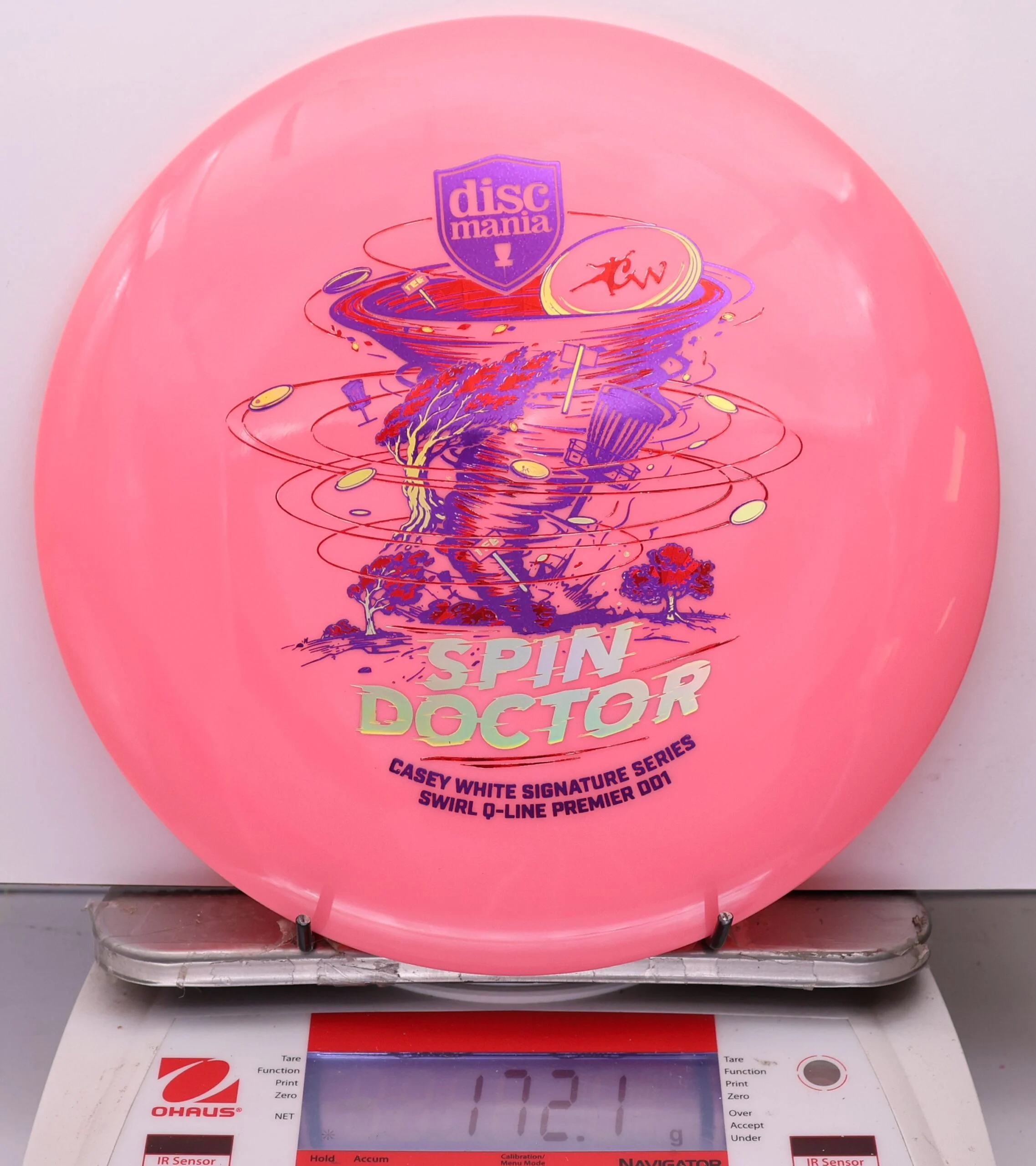 1097638 Swirl Q-Line Premier DD1, Spin Doctor - Casey White 2026 Signature Series - #71 Pink, 172