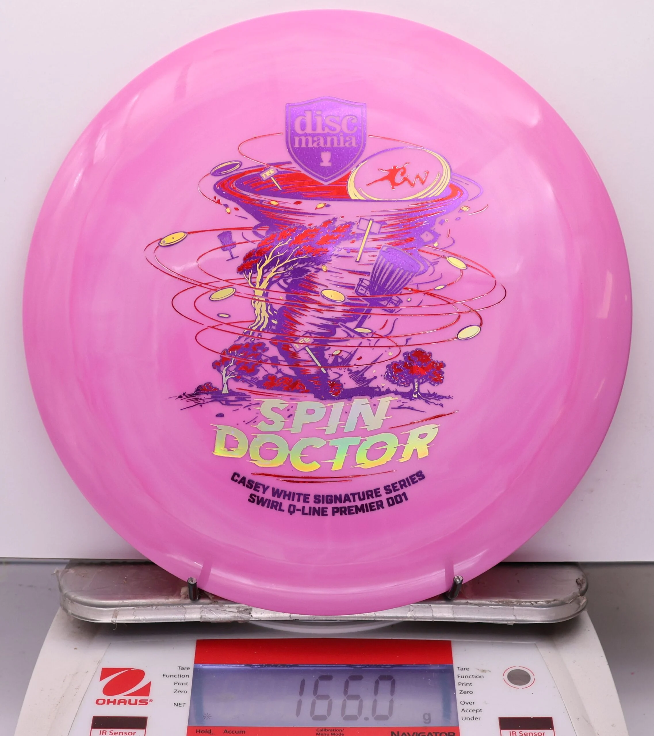 1097727 Swirl Q-Line Premier DD1, Spin Doctor - Casey White 2026 Signature Series - #85 Pink, 166