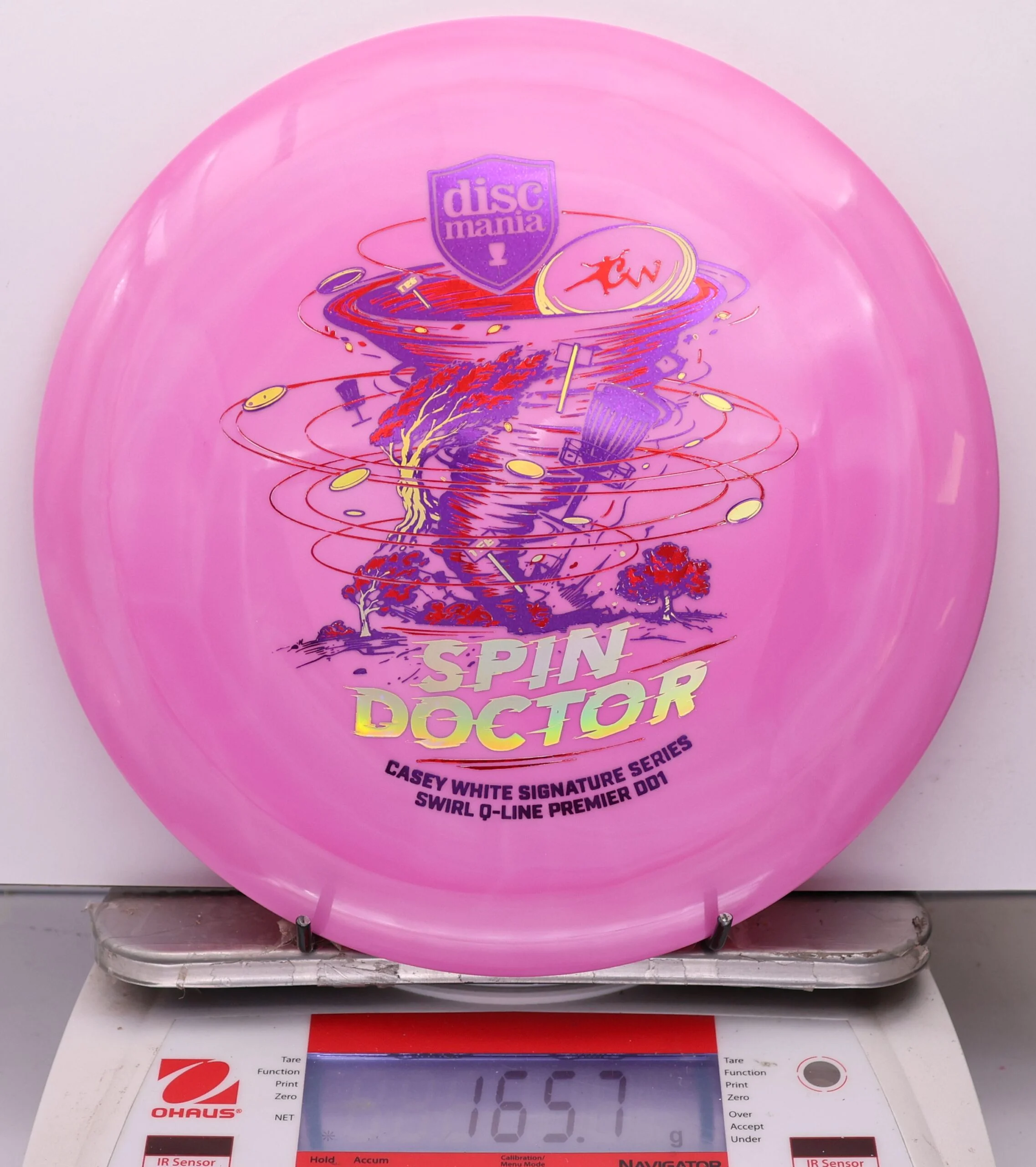 1097728 Swirl Q-Line Premier DD1, Spin Doctor - Casey White 2026 Signature Series - #86 Pink, 166