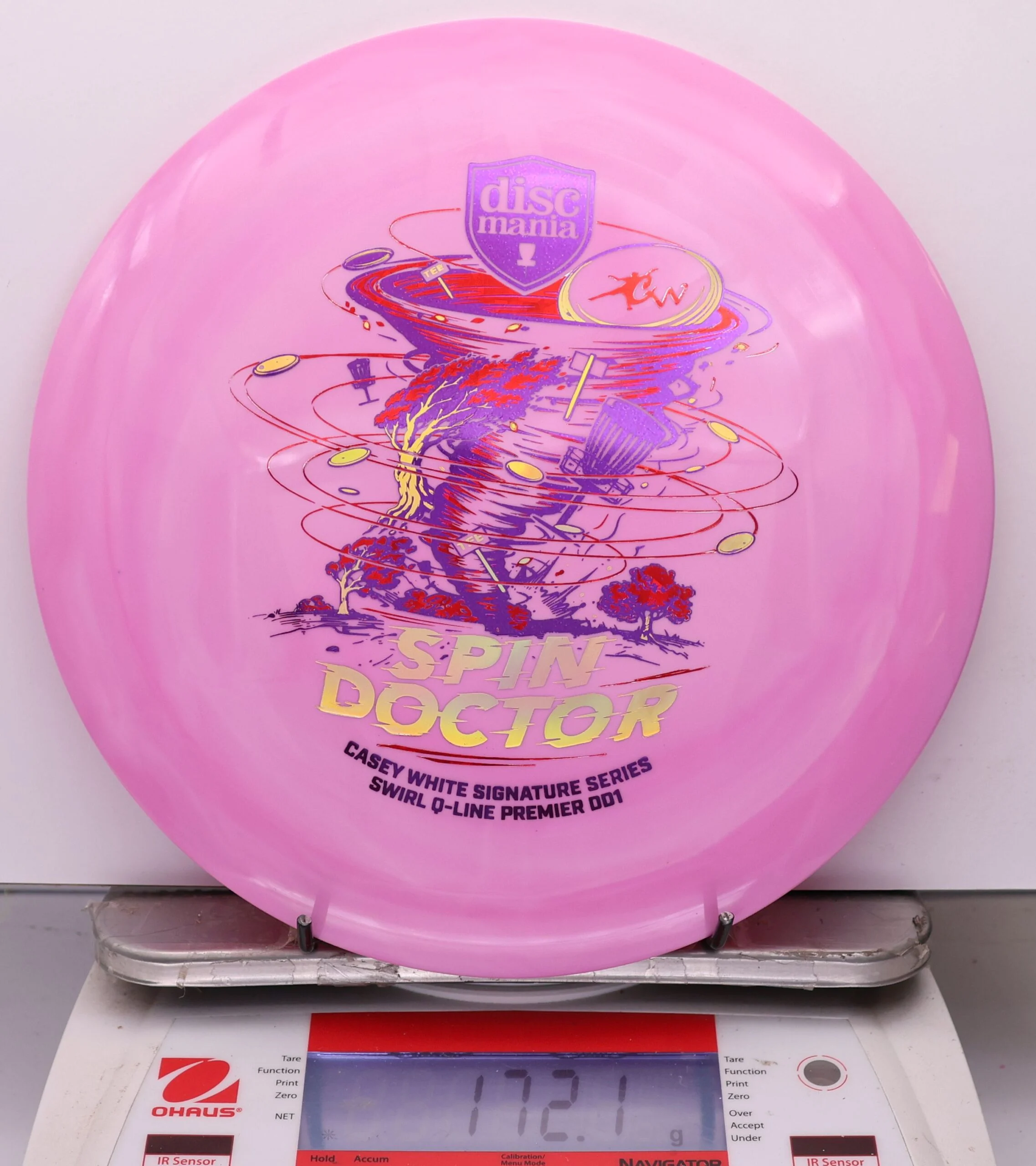 1097756 Swirl Q-Line Premier DD1, Spin Doctor - Casey White 2026 Signature Series - #89 Pink, 172