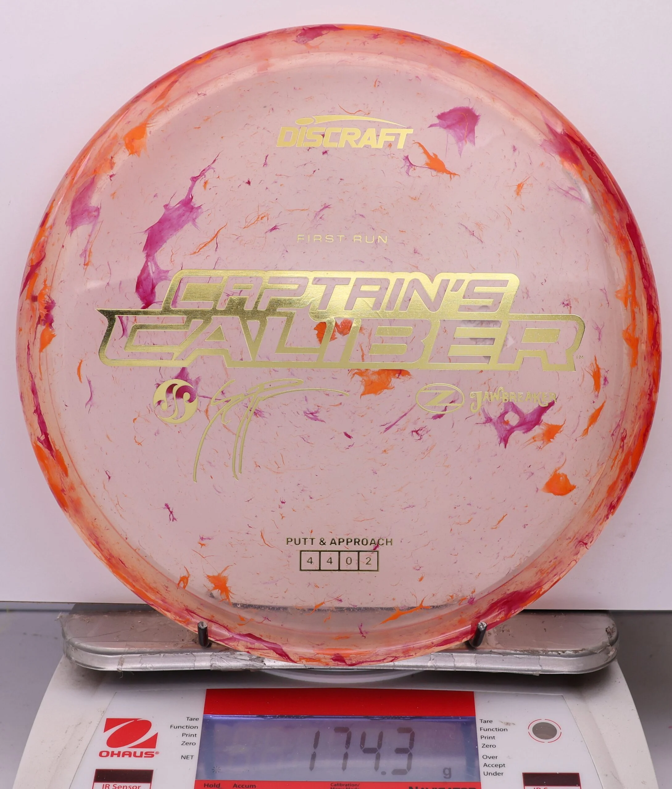 1099190 Z Jawbreaker Captain's Caliber, First Run - Seppo Paju - #14 Clearish, 174