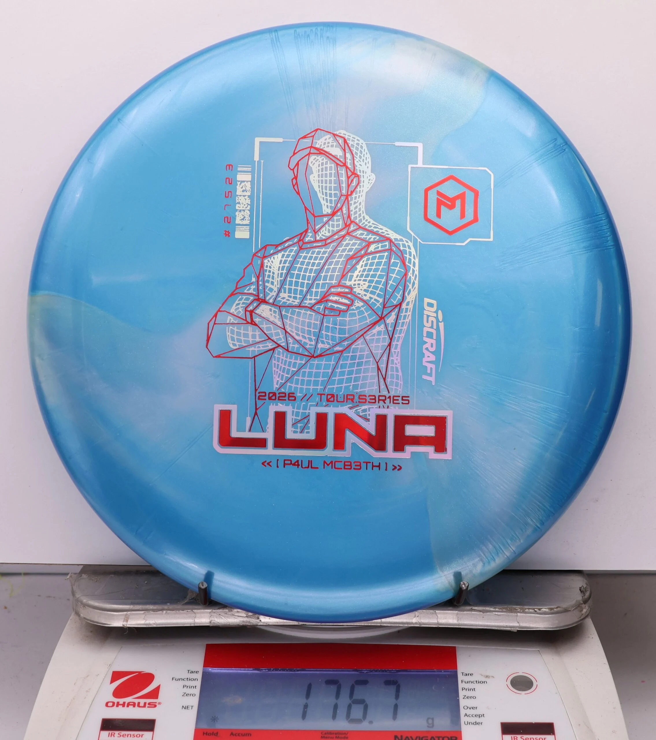 1101198 Big Z Titanium Luna, Paul McBeth 2026 Tour Series V2 - #12 Blue, 177
