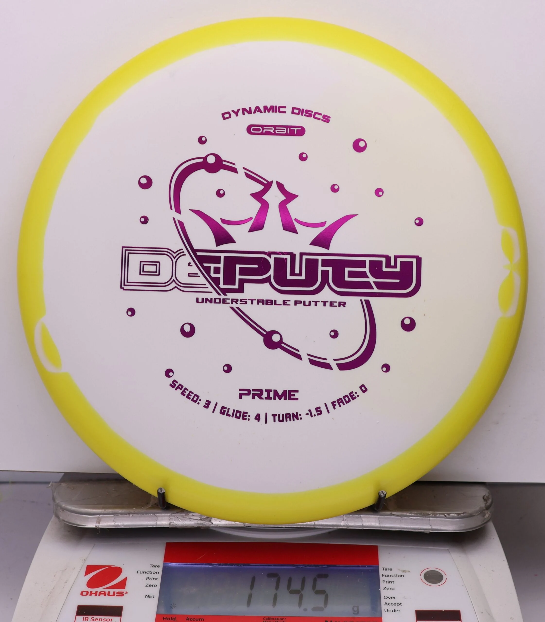 1100491 Prime Orbit Deputy - #10 Yellow-White, 175