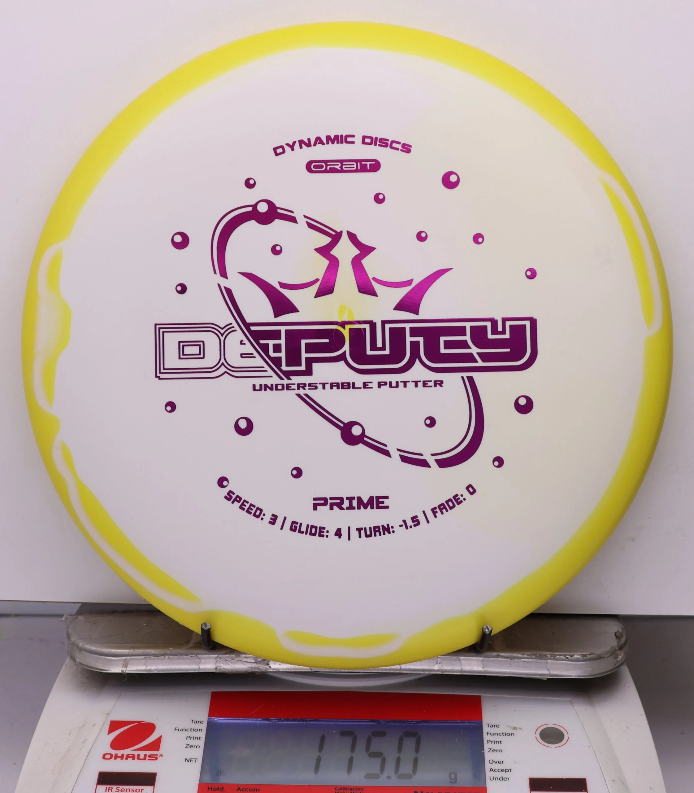 1100492 Prime Orbit Deputy - #11 Yellow-White, 175