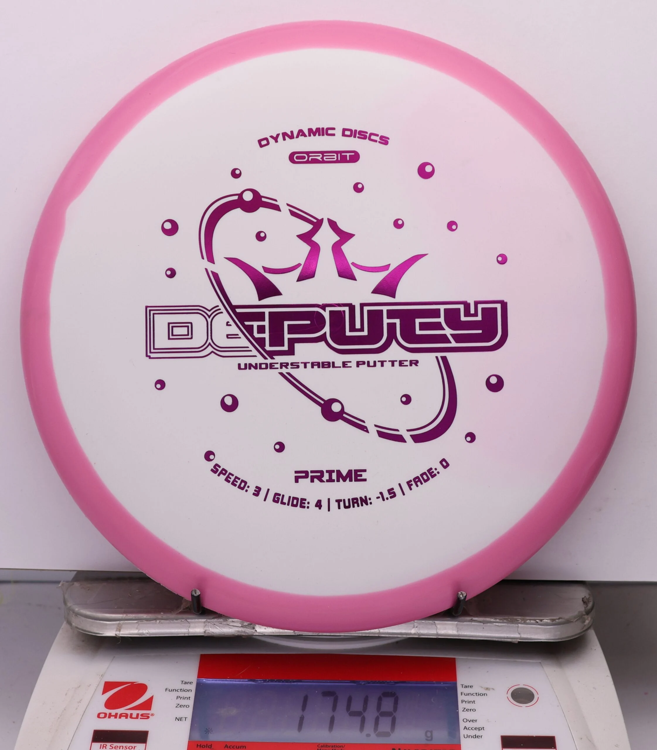 1100512 Prime Orbit Deputy - #16 Pink-White, 175