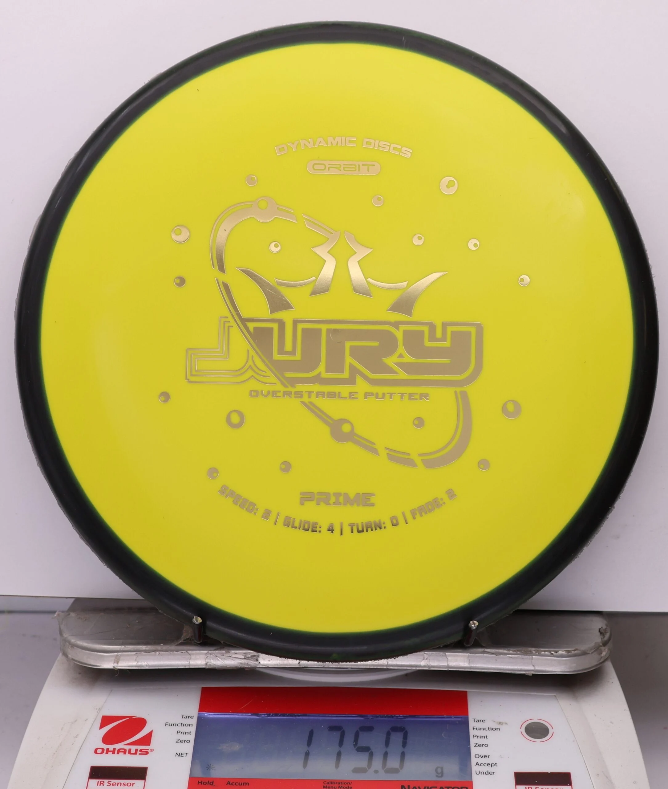 1100572 Prime Orbit Jury - #11 Black-Yellow, 175
