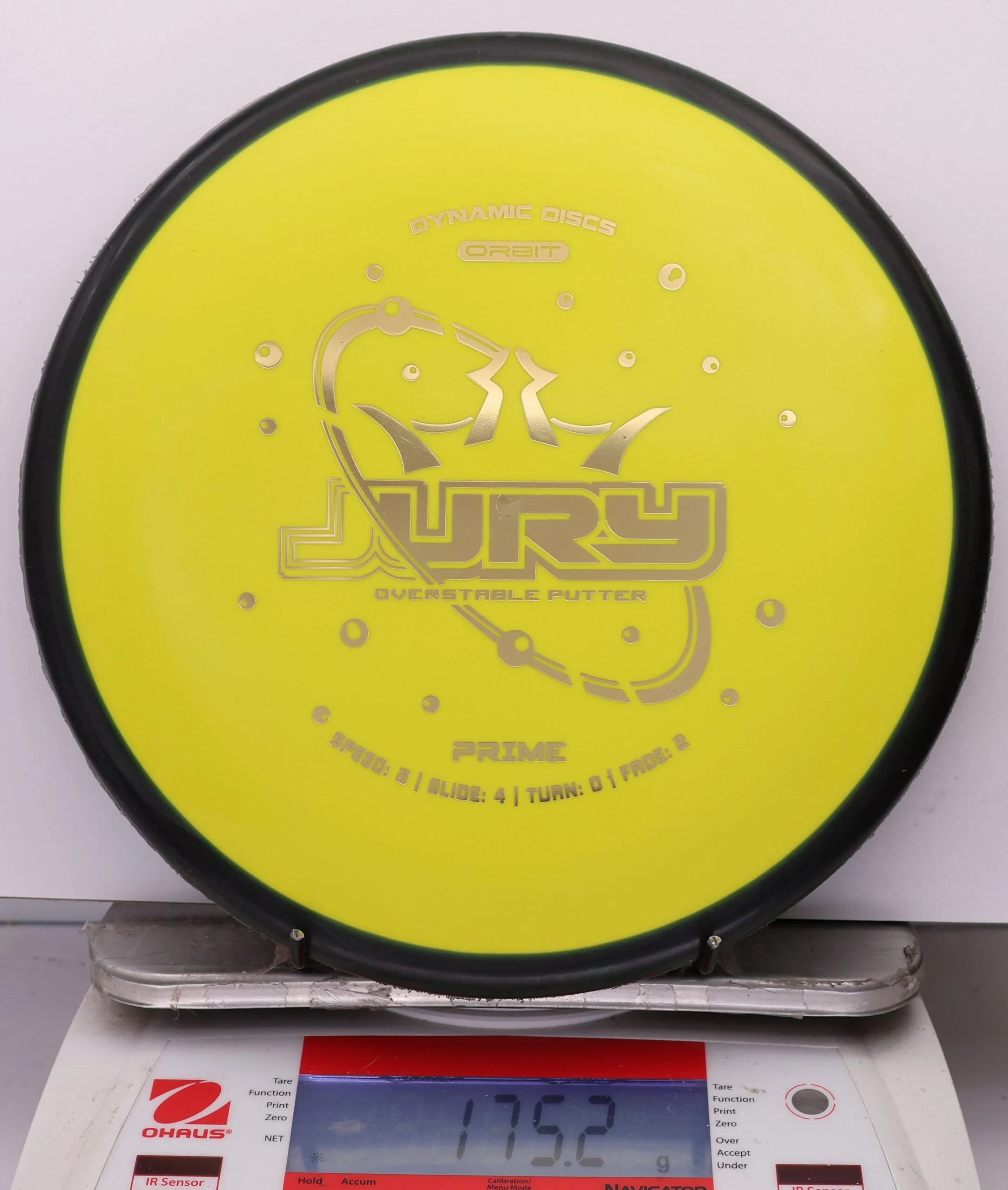 1100588 Prime Orbit Jury - #12 Black-Yellow, 175