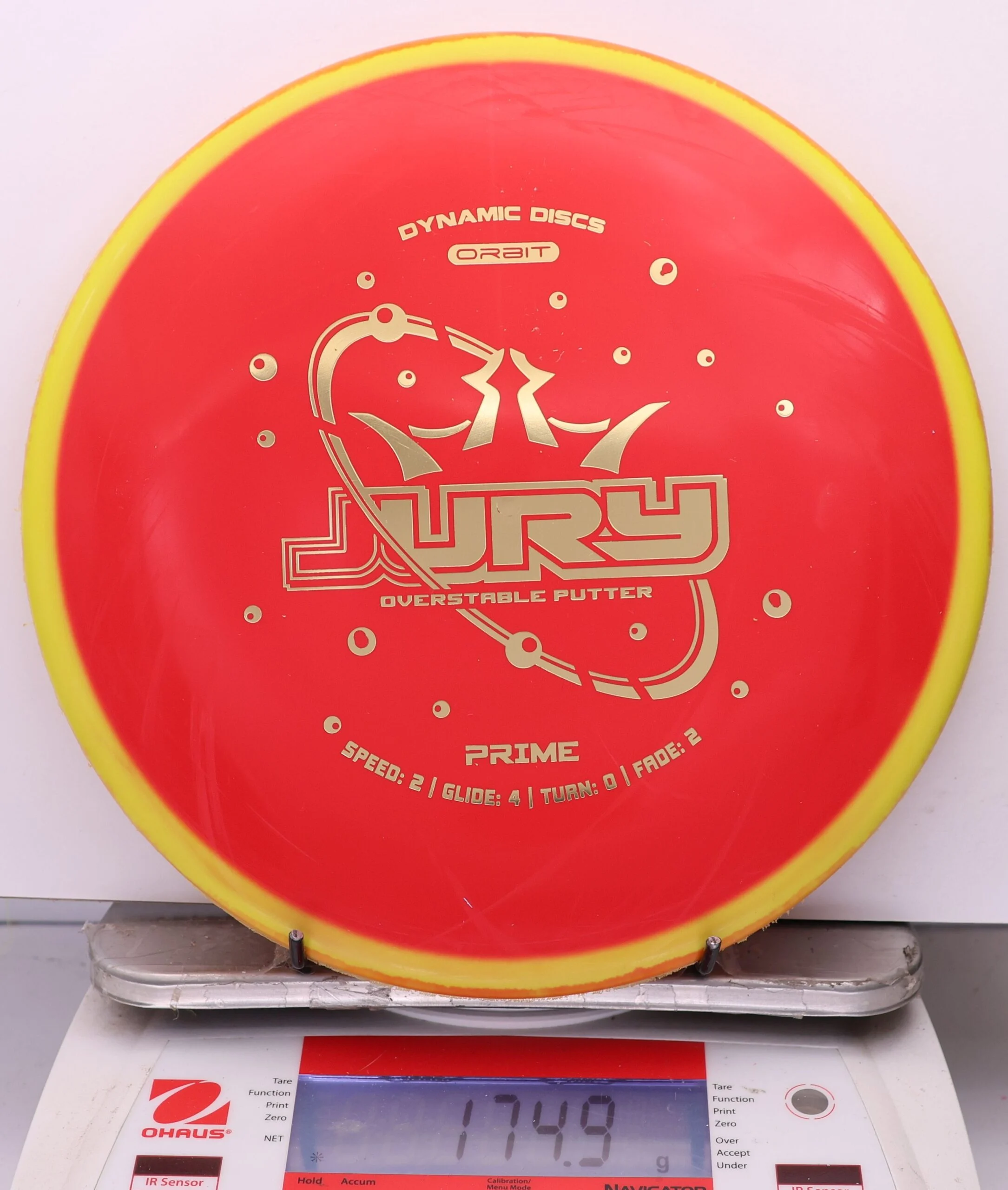 1100589 Prime Orbit Jury - #13 Yellow-Red, 175