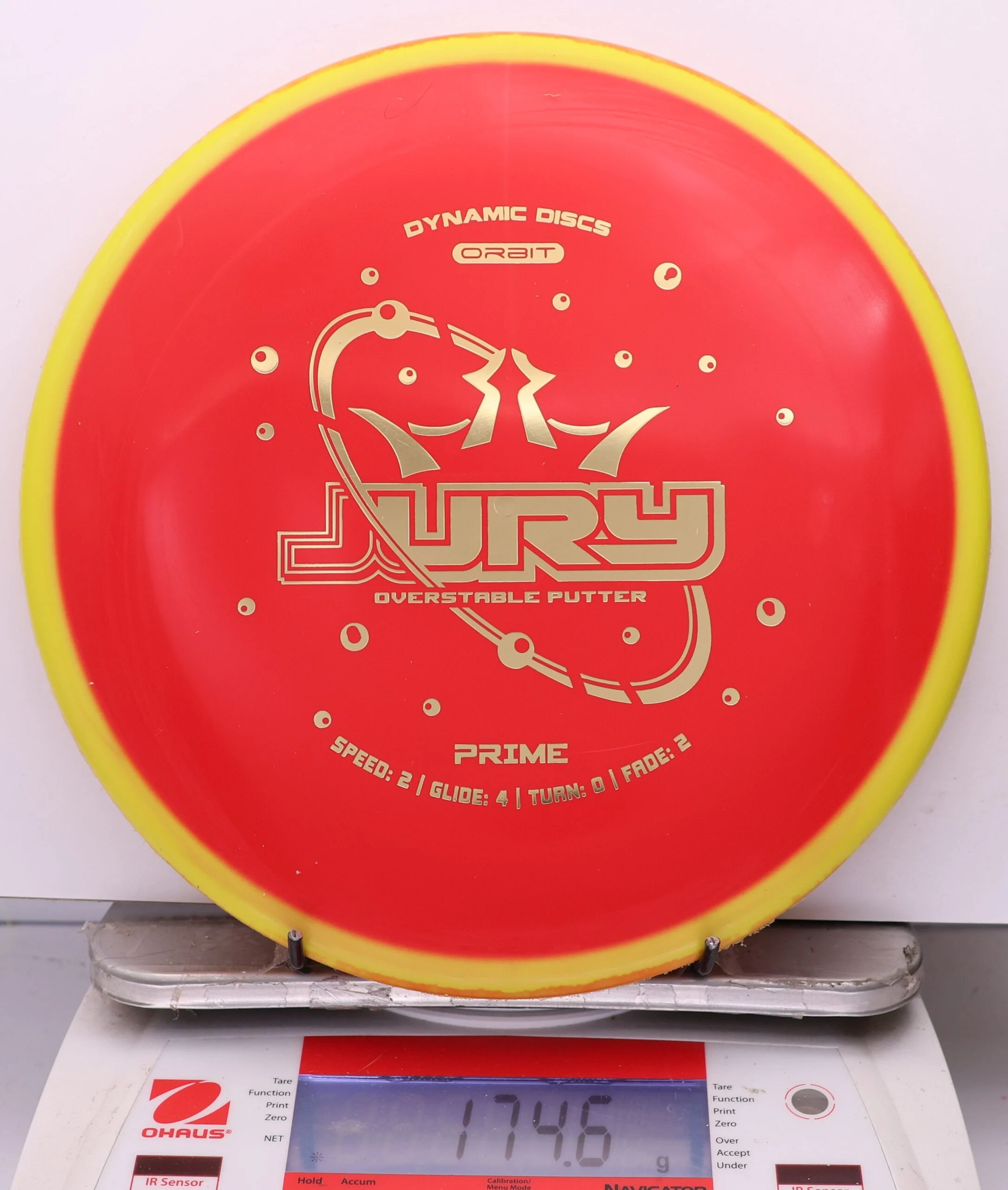 1100591 Prime Orbit Jury - #15 Yellow-Red, 175