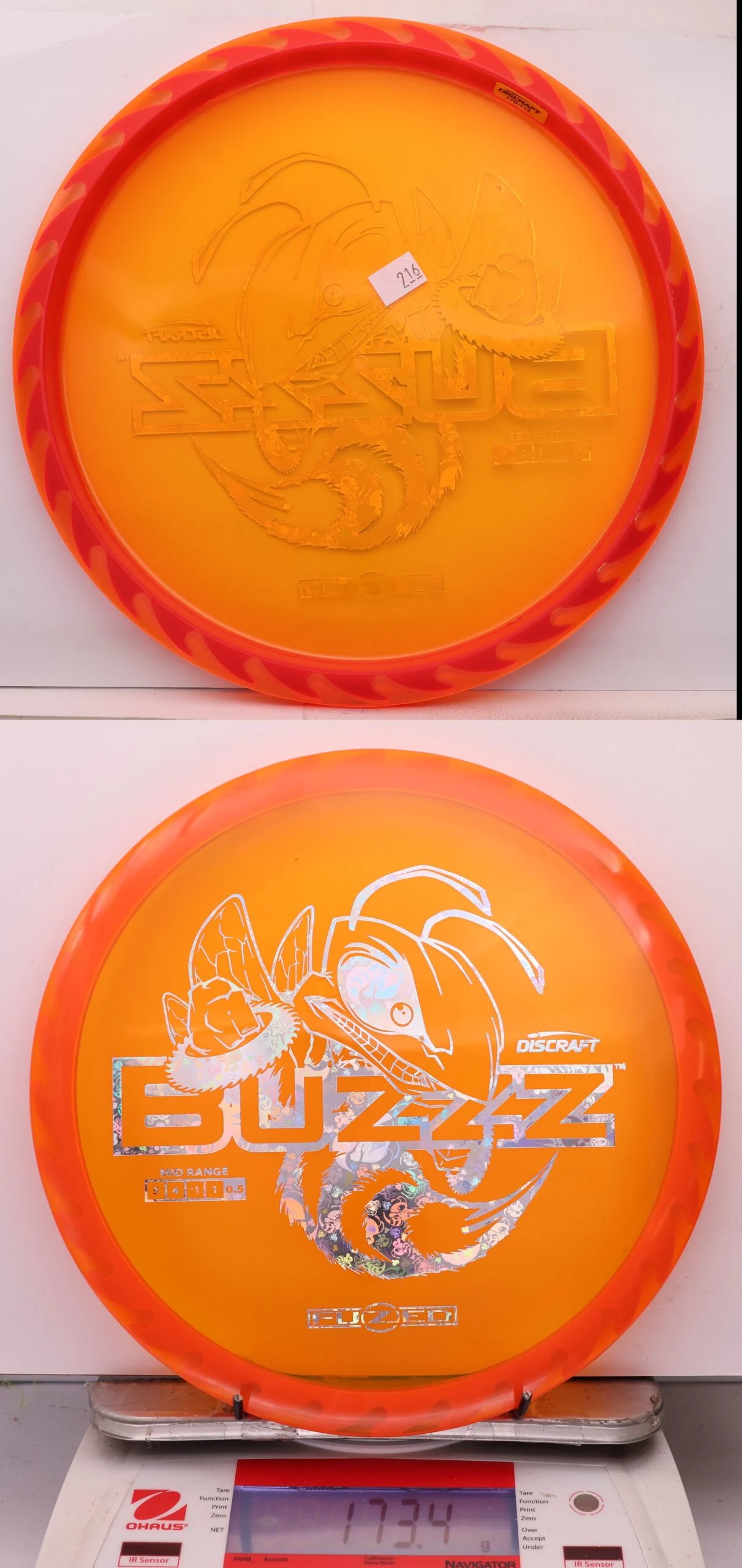 1100973 FuZed Line Buzzz, Buzzzsaw - #216 Orange-Red, 173