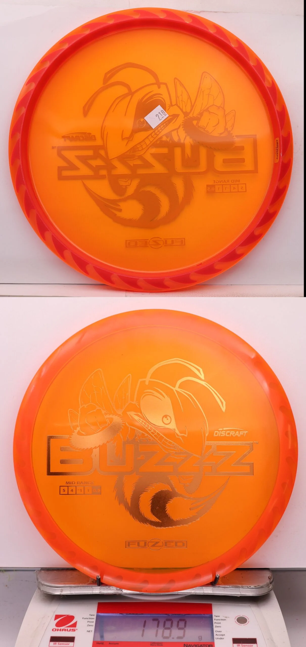 1100975 FuZed Line Buzzz, Buzzzsaw - #218 Orange-Red, 179