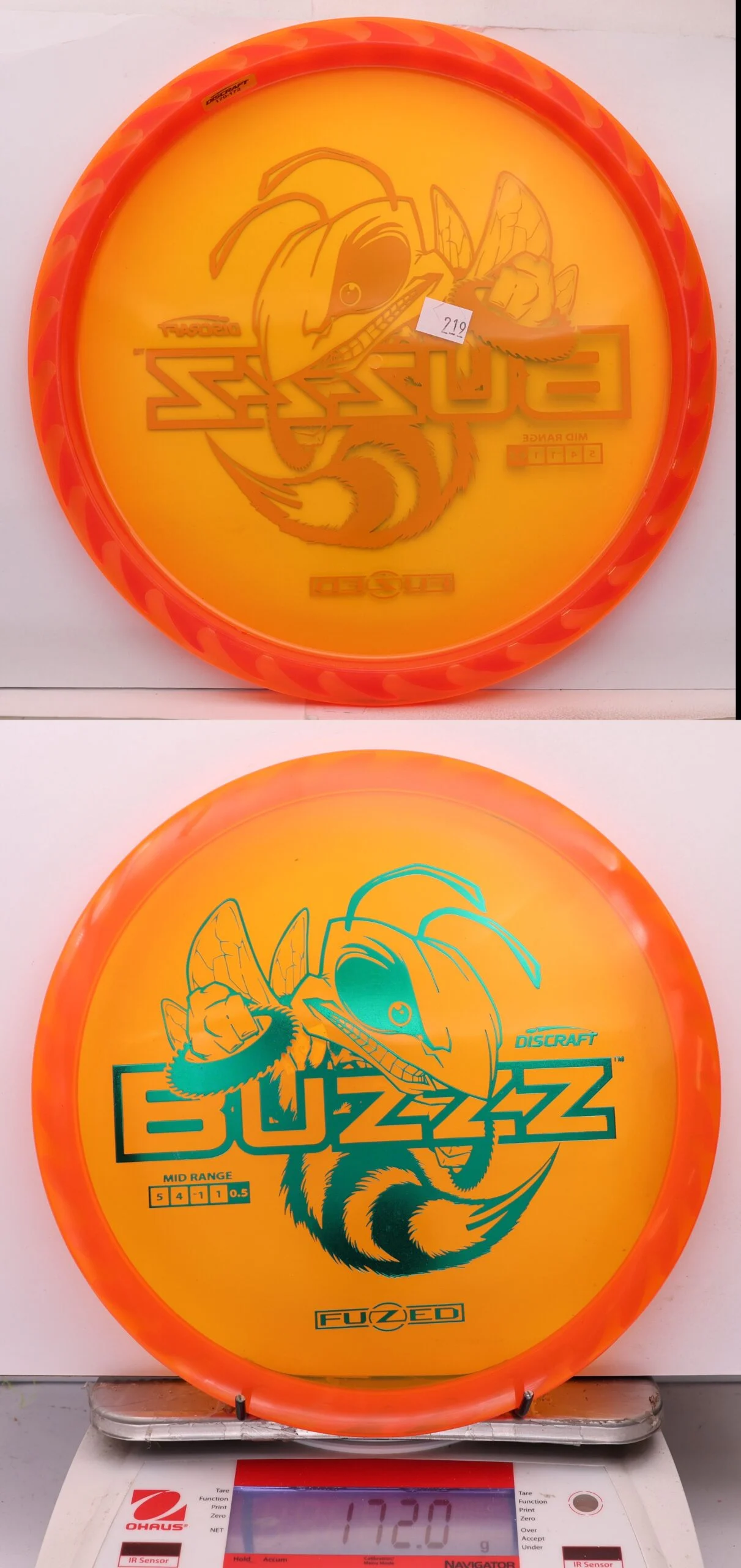 1100976 FuZed Line Buzzz, Buzzzsaw - #219 Orange-Red, 172