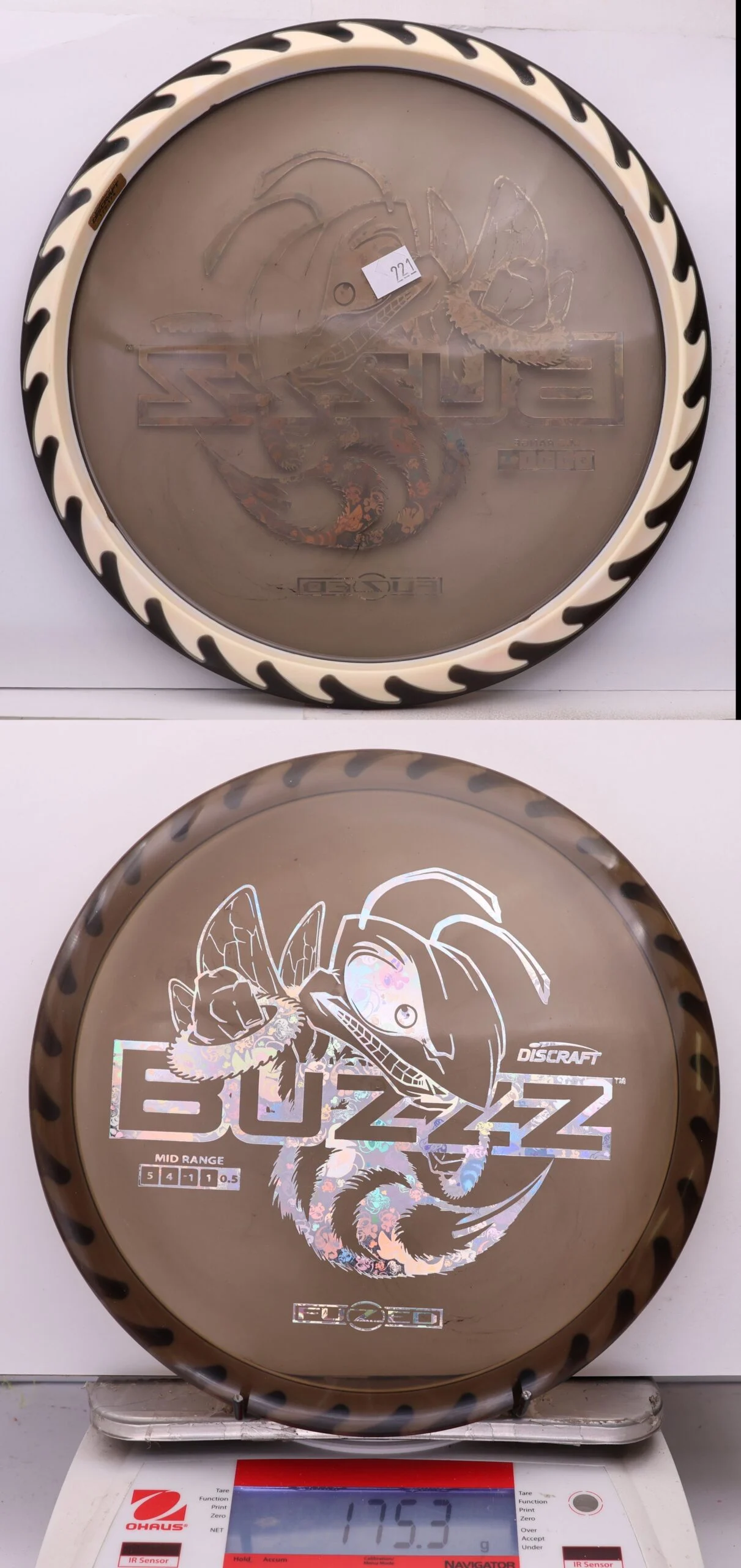 1101004 FuZed Line Buzzz, Buzzzsaw - #221 DarkGray-White, 175