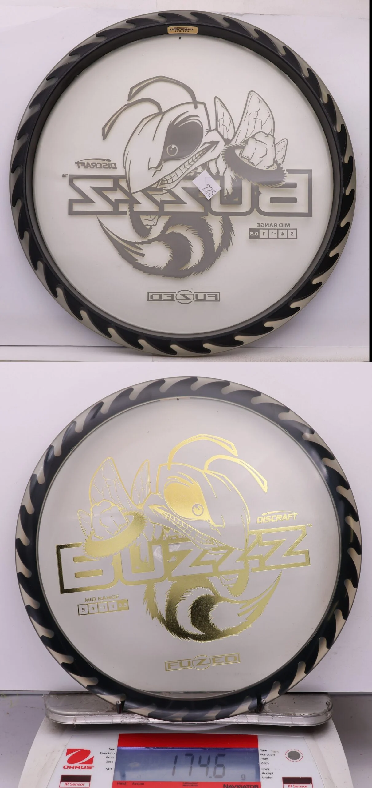 1101034 FuZed Line Buzzz, Buzzzsaw - #225 Clear-Black, 175