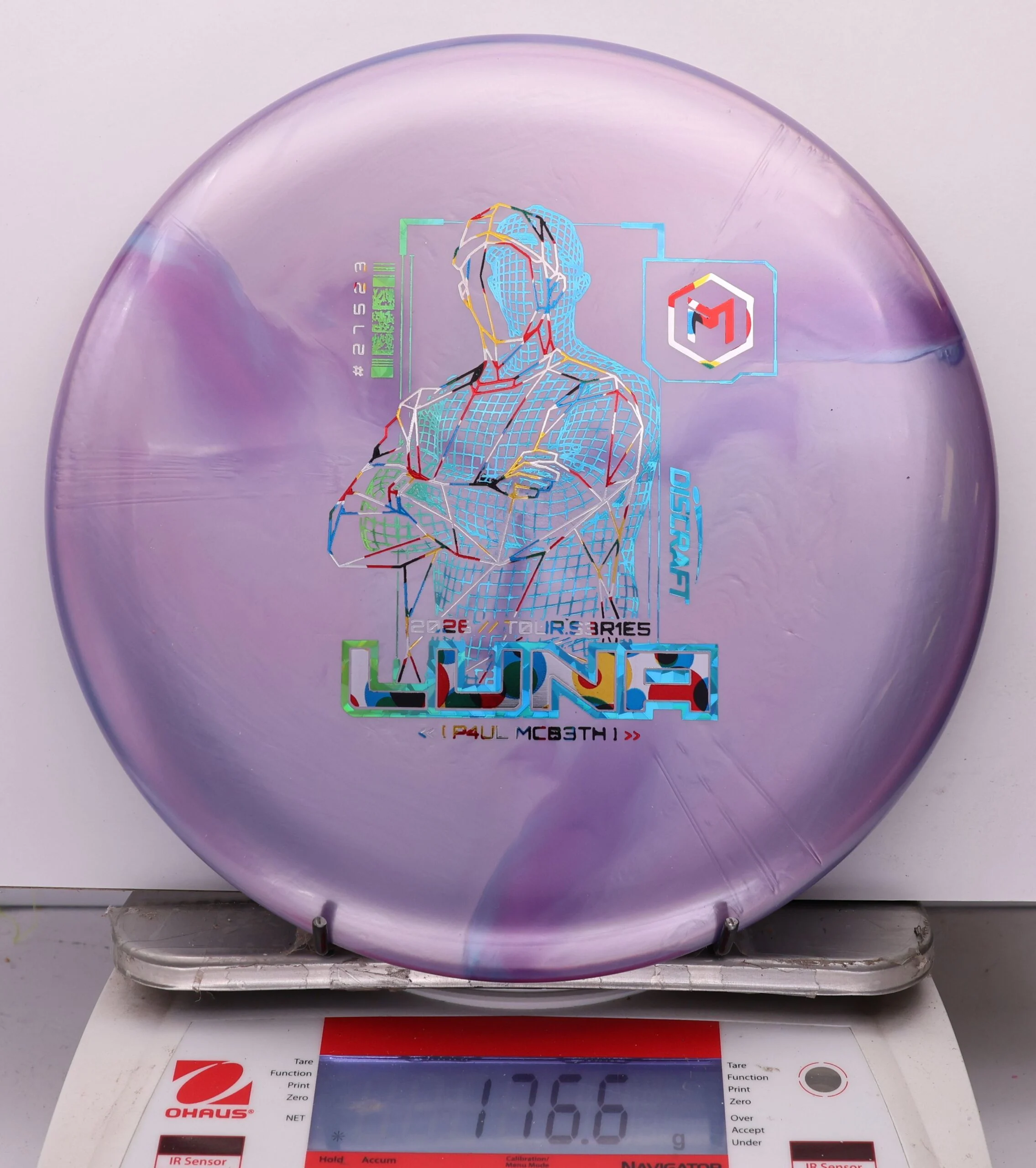 1101096 Big Z Titanium Luna, Paul McBeth 2026 Tour Series V2 - #01 Purple, 177