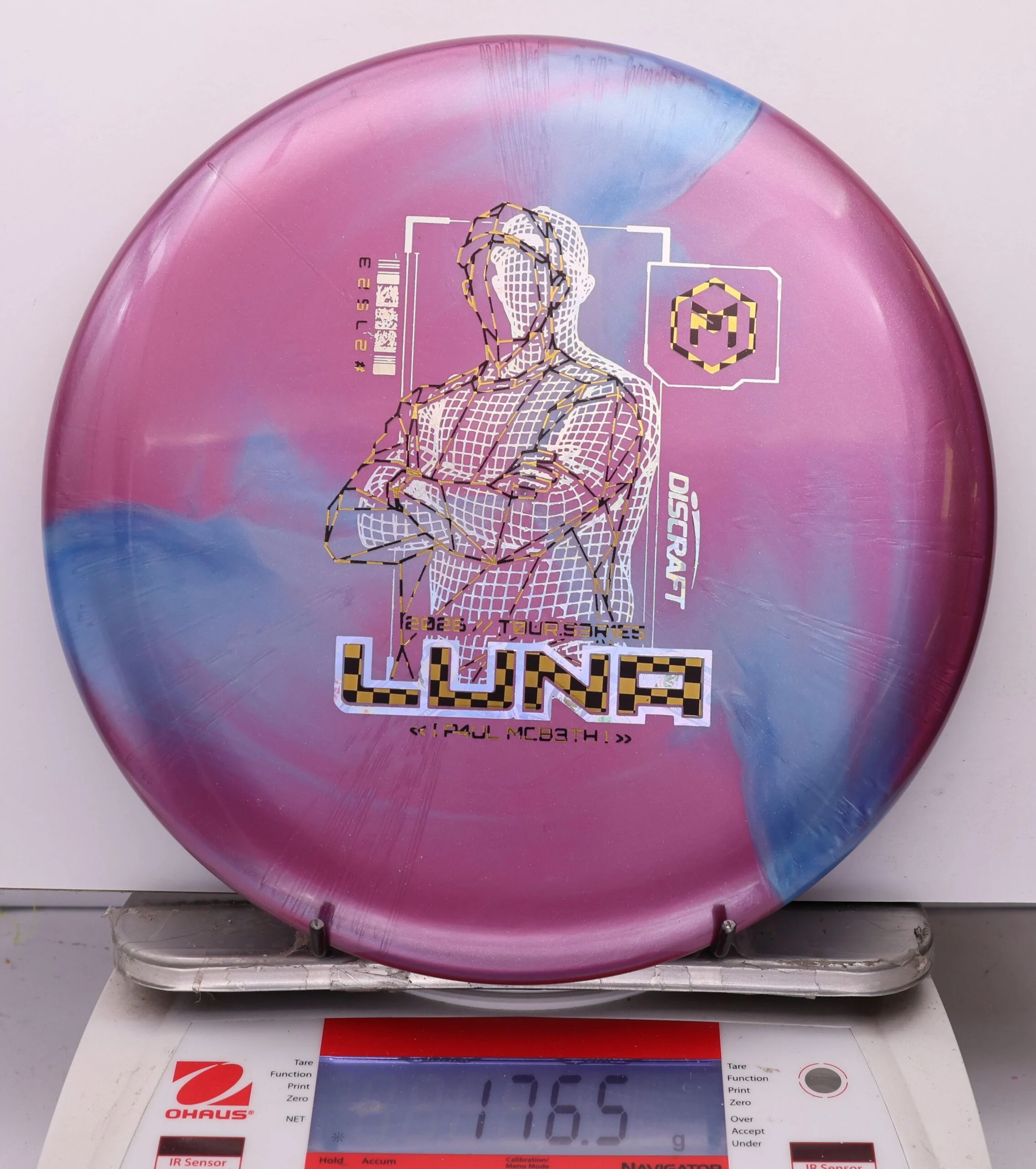 1101131 Big Z Titanium Luna, Paul McBeth 2026 Tour Series V2 - #03 PlumBlurp, 177