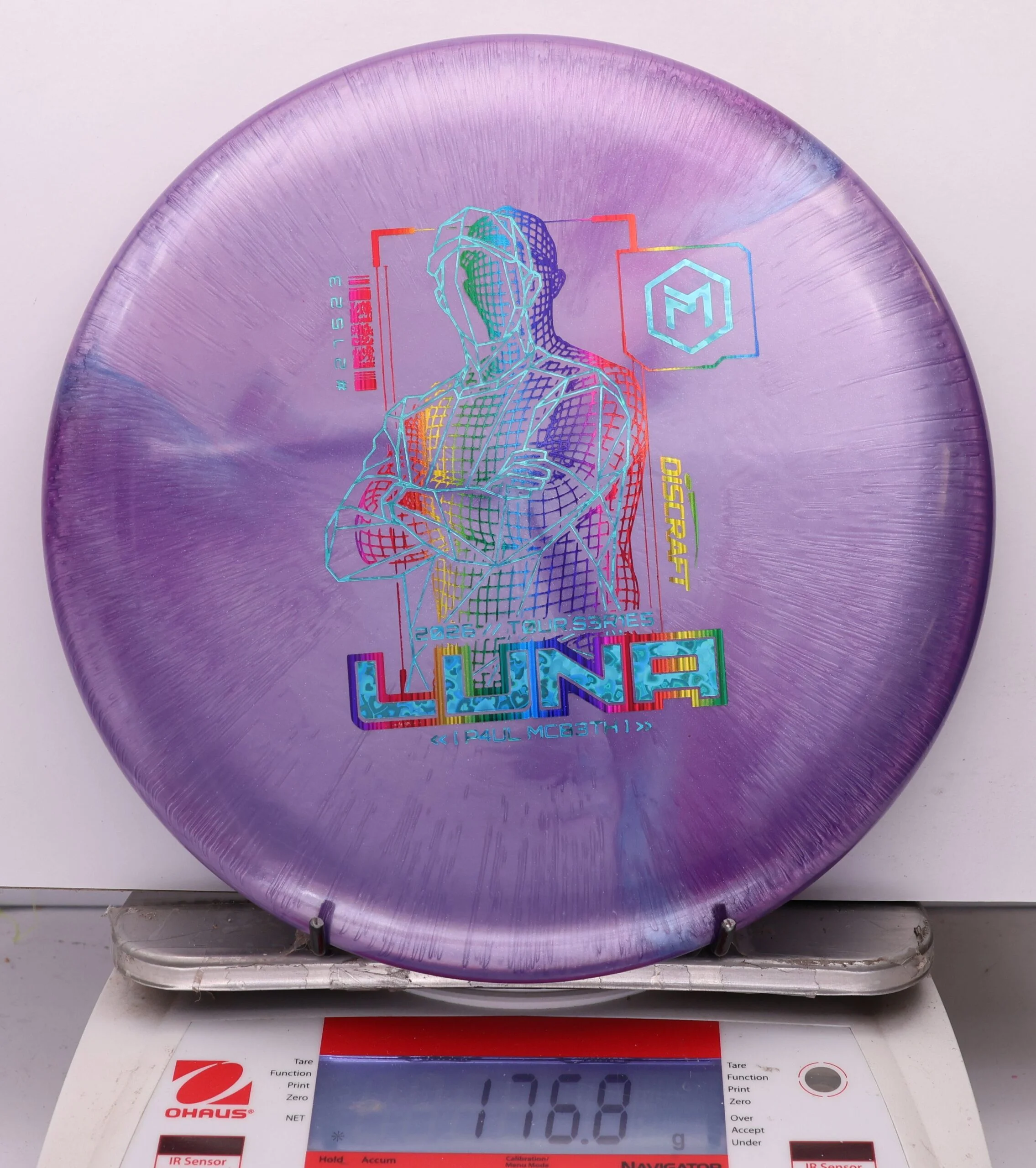 1101132 Big Z Titanium Luna, Paul McBeth 2026 Tour Series V2 - #04 Purple, 177