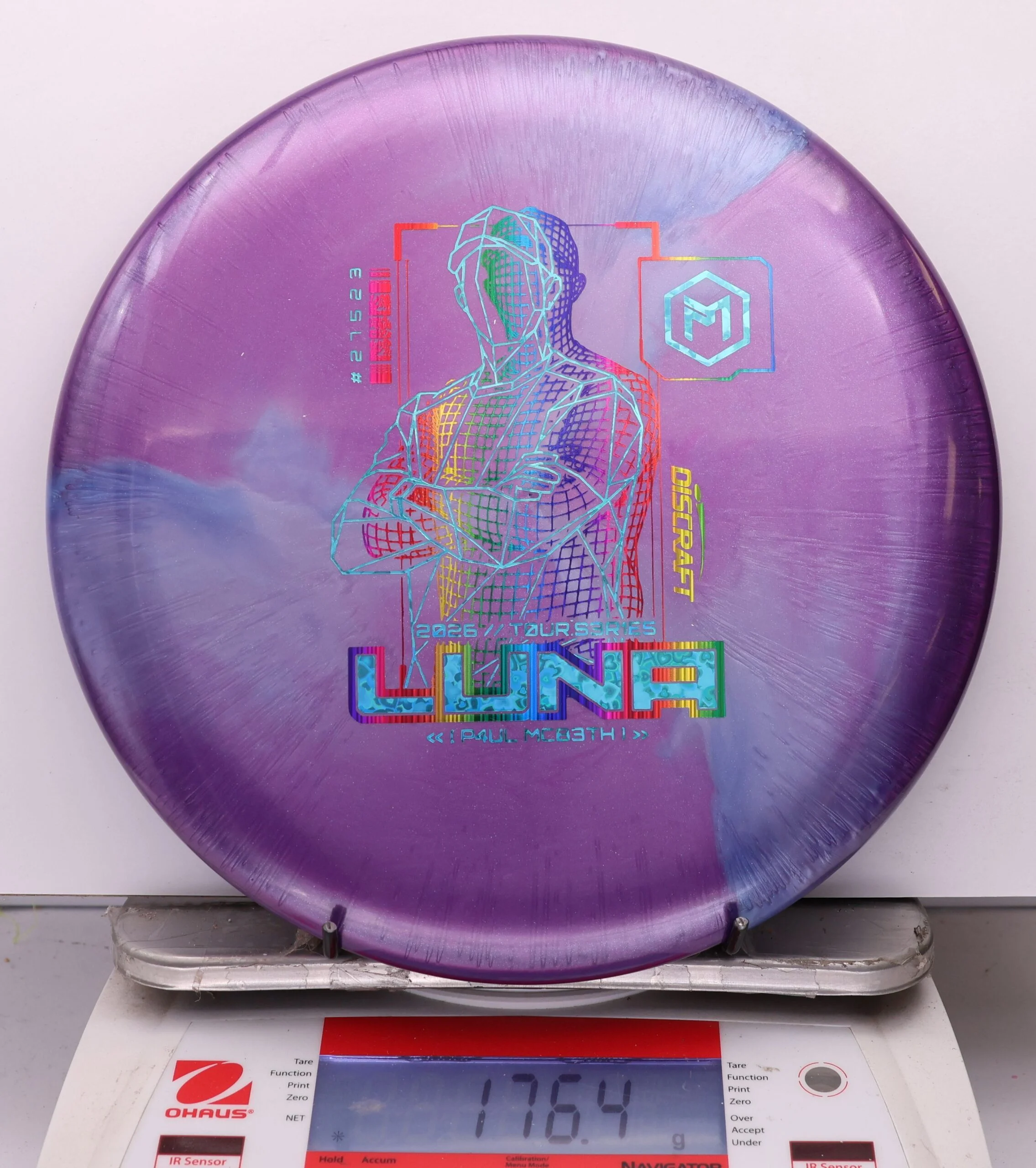 1101133 Big Z Titanium Luna, Paul McBeth 2026 Tour Series V2 - #05 PurpleBlue, 176