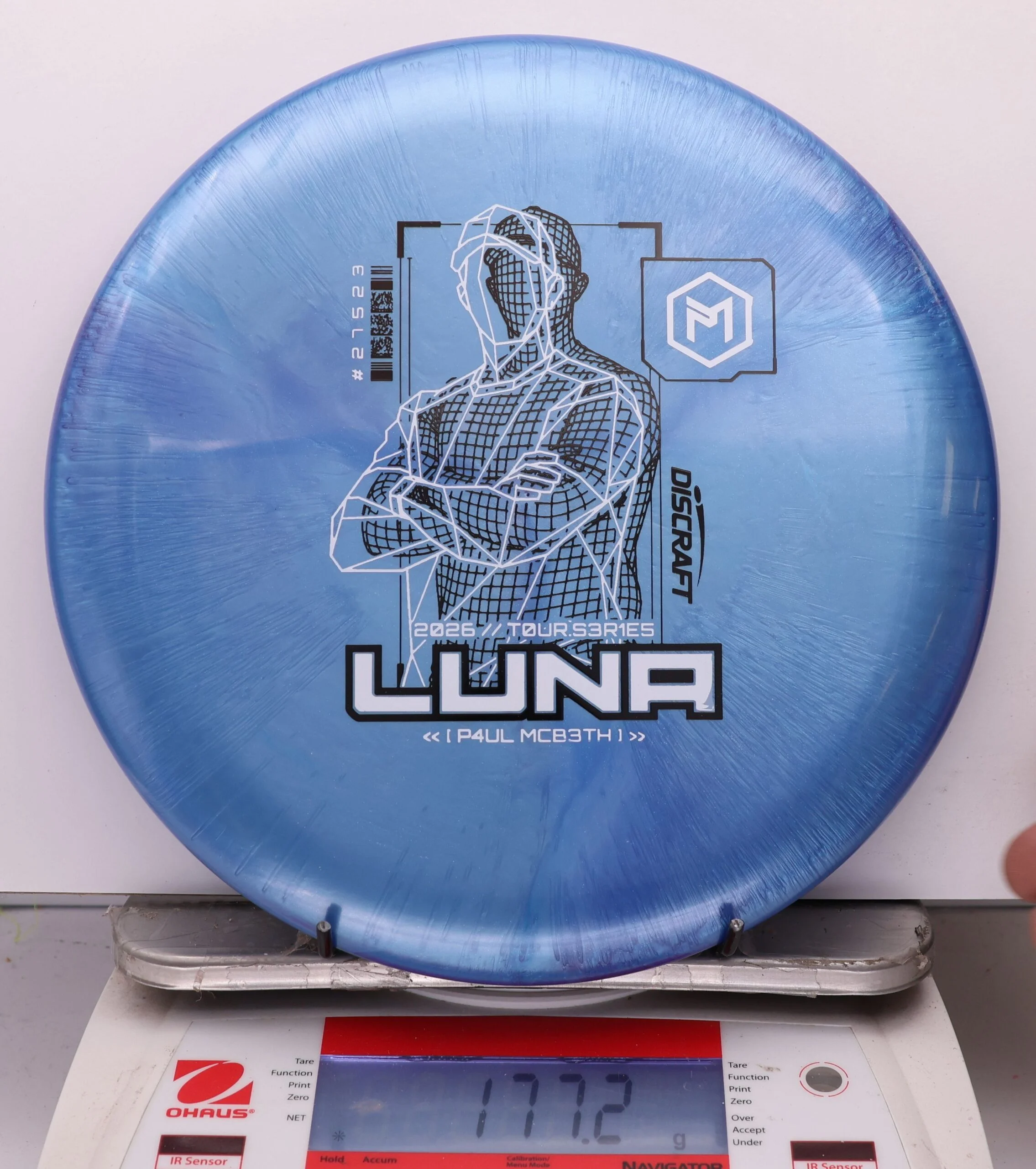 1101164 Big Z Titanium Luna, Paul McBeth 2026 Tour Series V2 - #07 Blue, 177