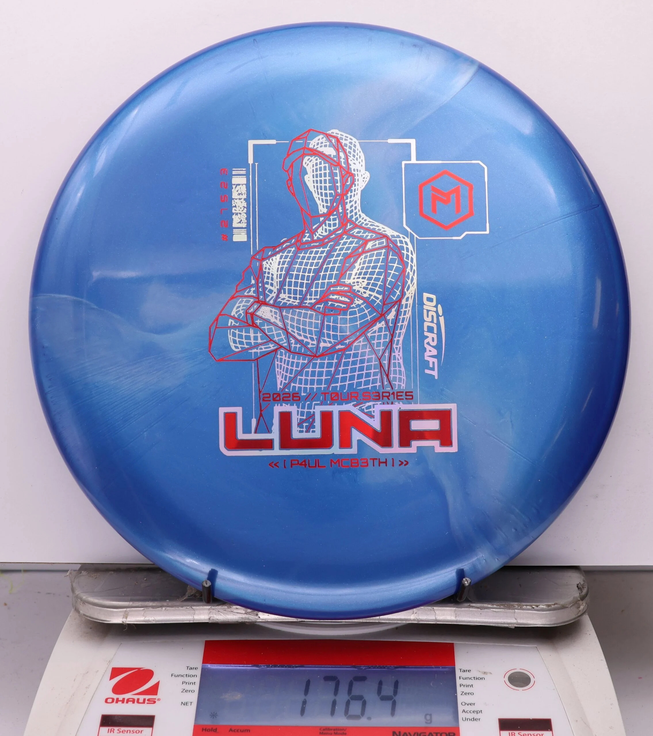 1101165 Big Z Titanium Luna, Paul McBeth 2026 Tour Series V2 - #08 Blue, 176