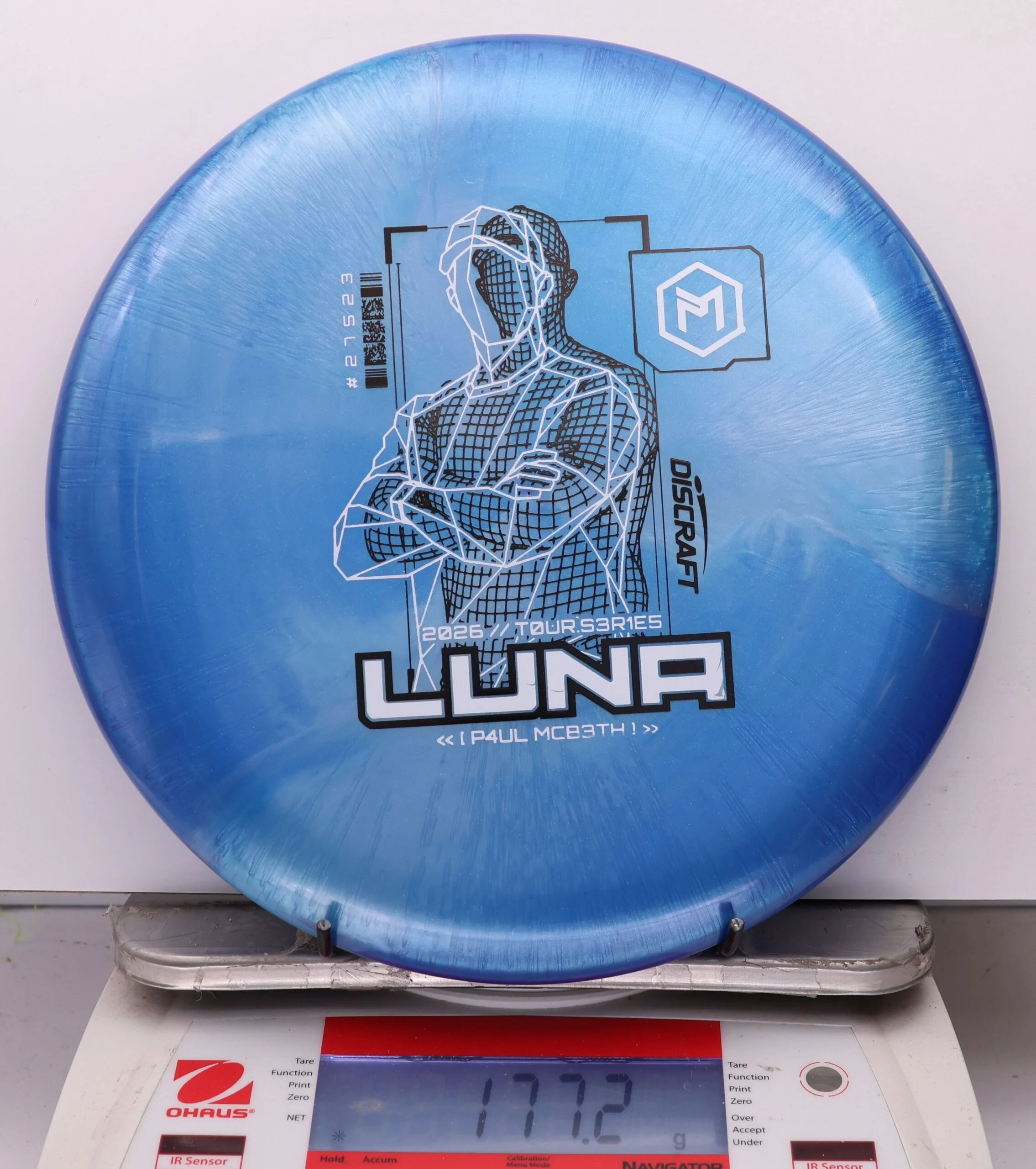 1101166 Big Z Titanium Luna, Paul McBeth 2026 Tour Series V2 - #09 Blue, 177