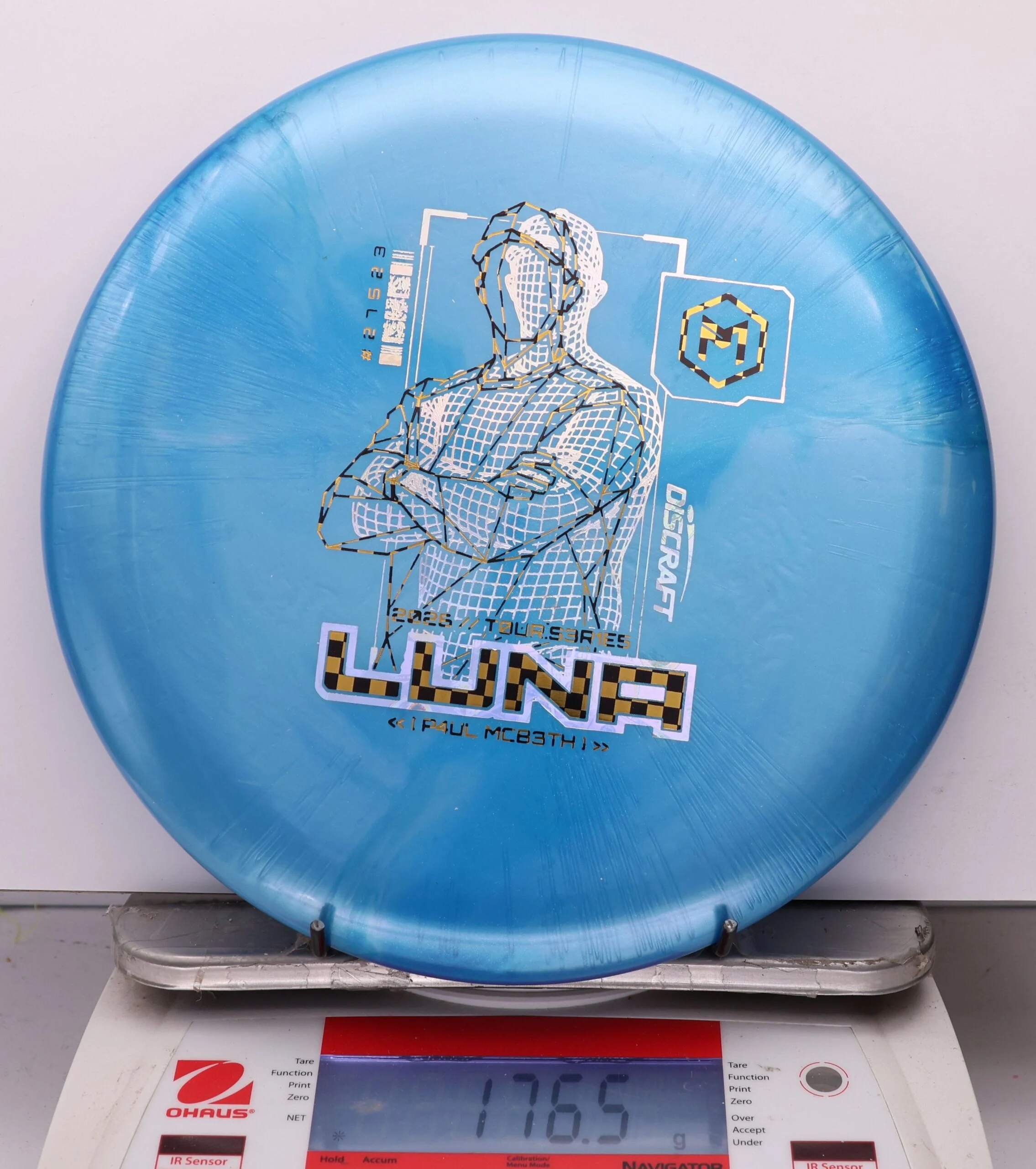1101168 Big Z Titanium Luna, Paul McBeth 2026 Tour Series V2 - #11 Blue, 177