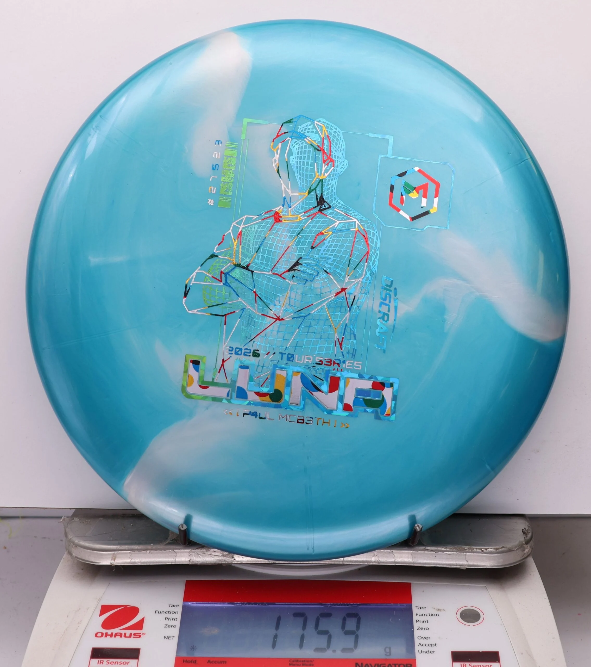 1101199 Big Z Titanium Luna, Paul McBeth 2026 Tour Series V2 - #13 Blue, 176