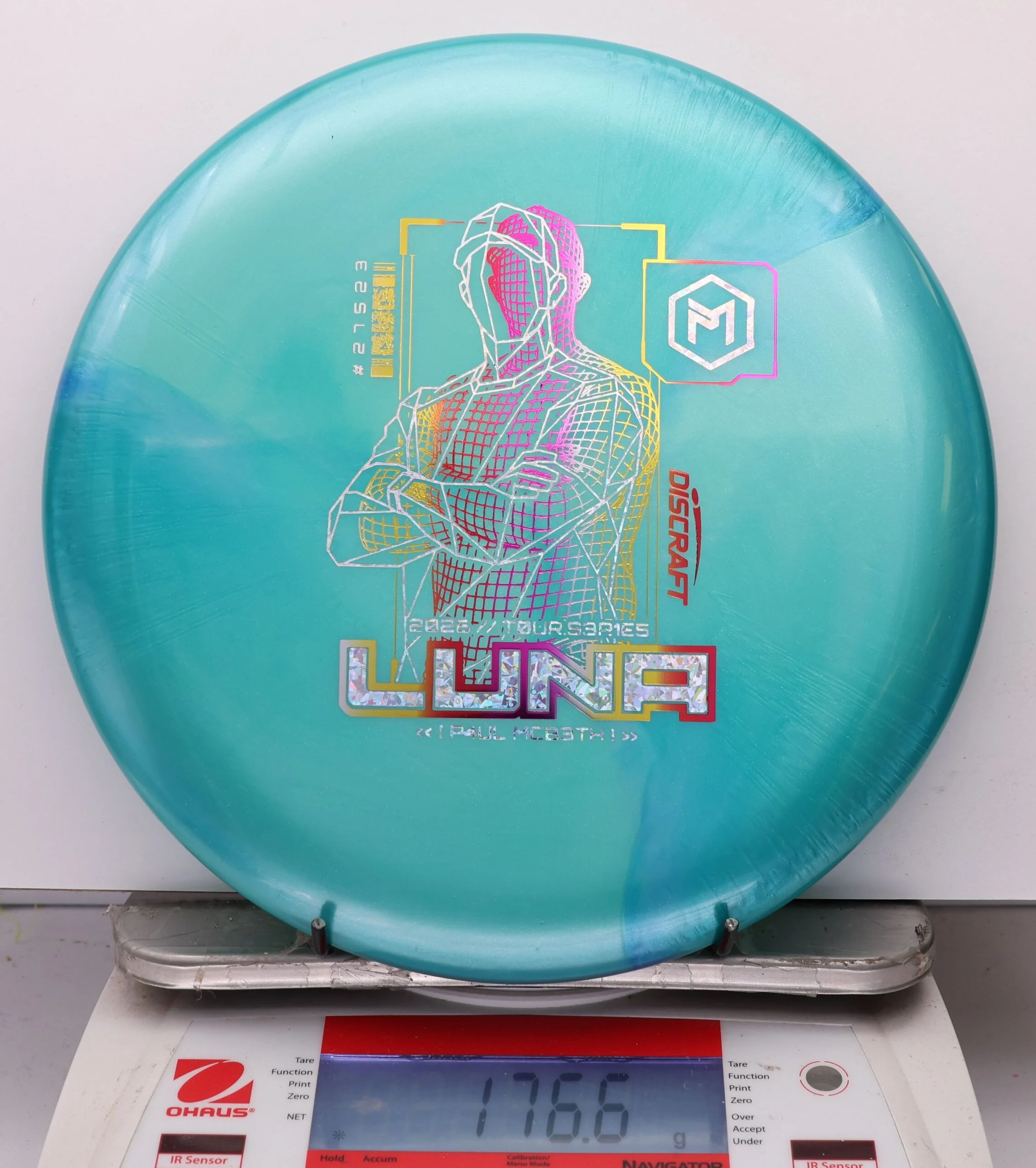 1101200 Big Z Titanium Luna, Paul McBeth 2026 Tour Series V2 - #14 Teal, 177