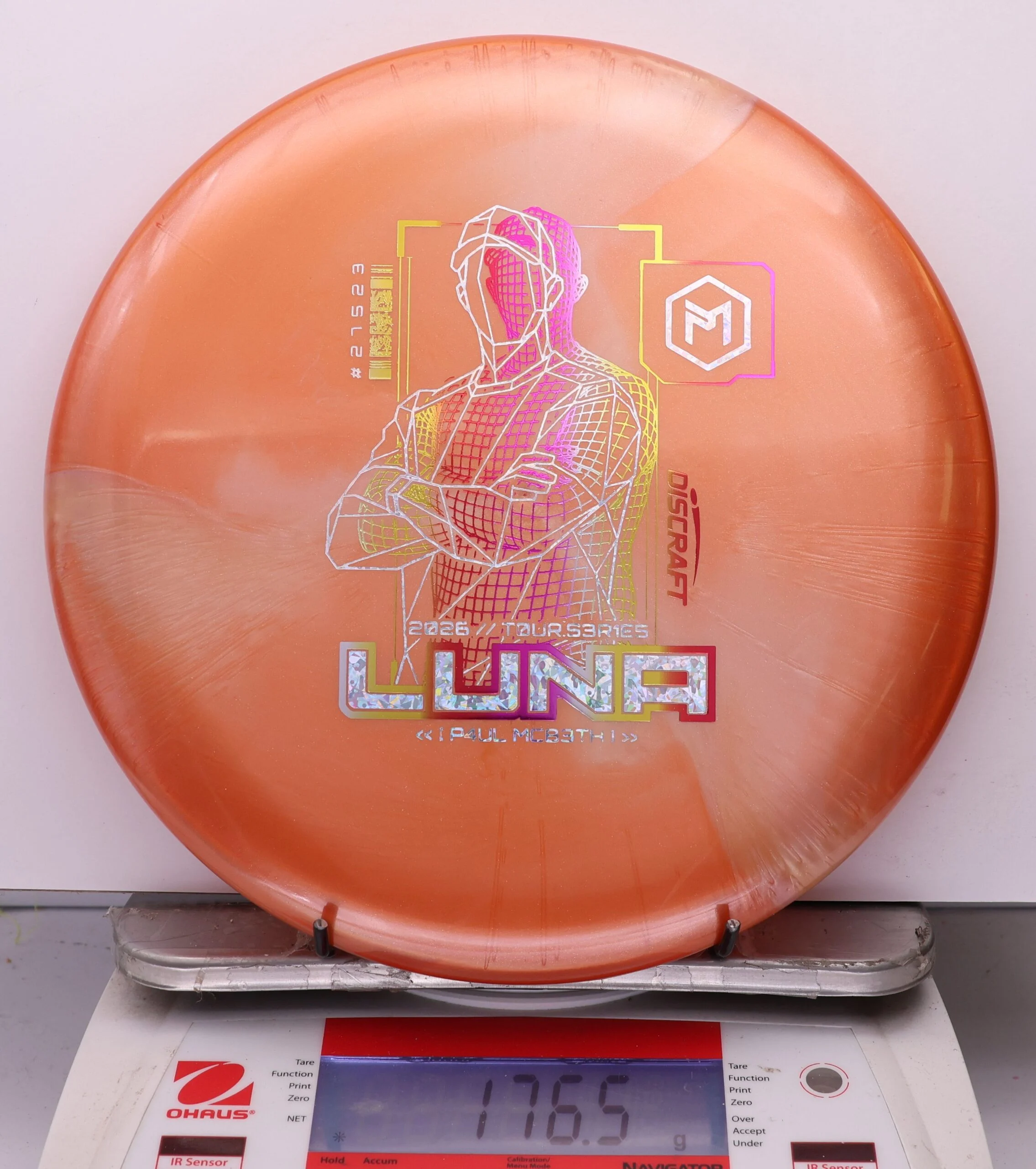 1101235 Big Z Titanium Luna, Paul McBeth 2026 Tour Series V2 - #20 Orange, 177