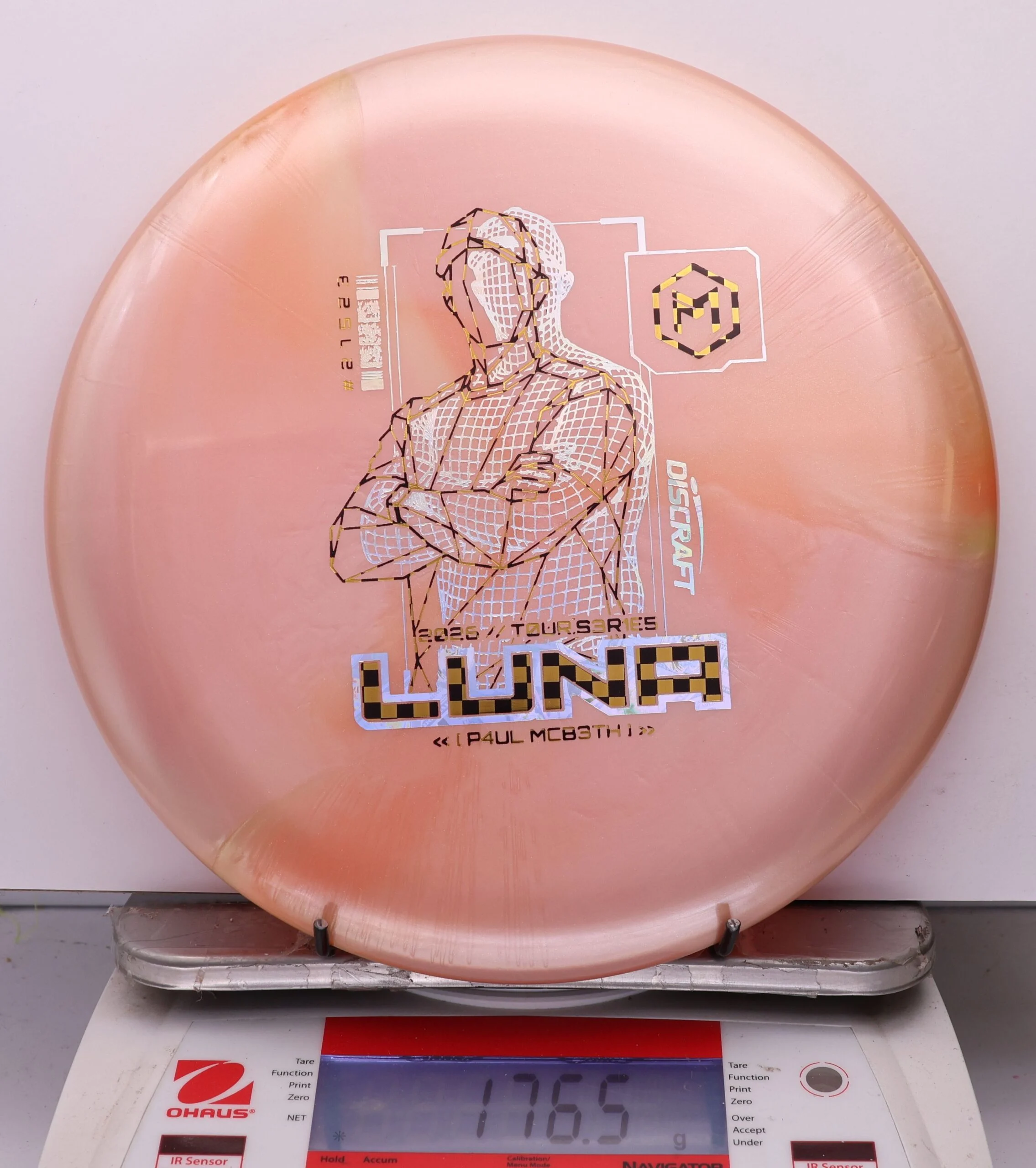 1101266 Big Z Titanium Luna, Paul McBeth 2026 Tour Series V2 - #22 LtOrange, 177