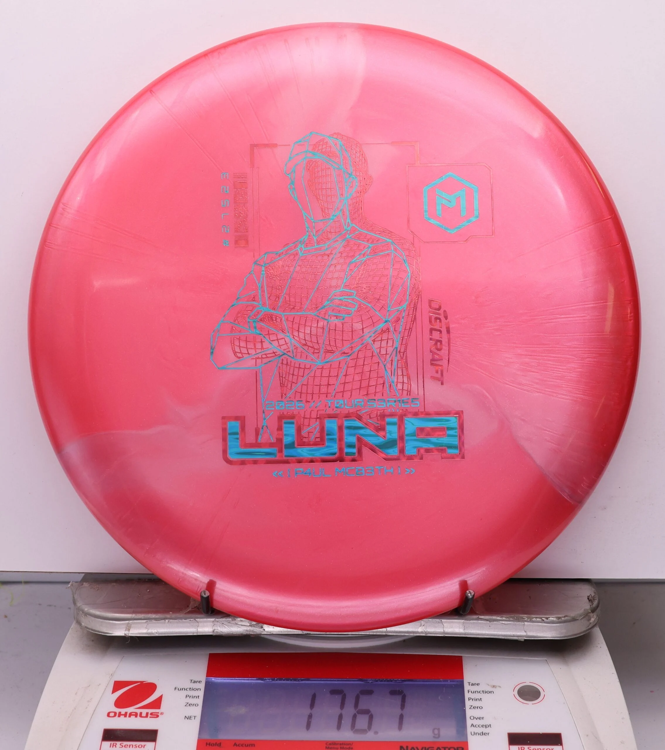 1101267 Big Z Titanium Luna, Paul McBeth 2026 Tour Series V2 - #23 Pink, 177