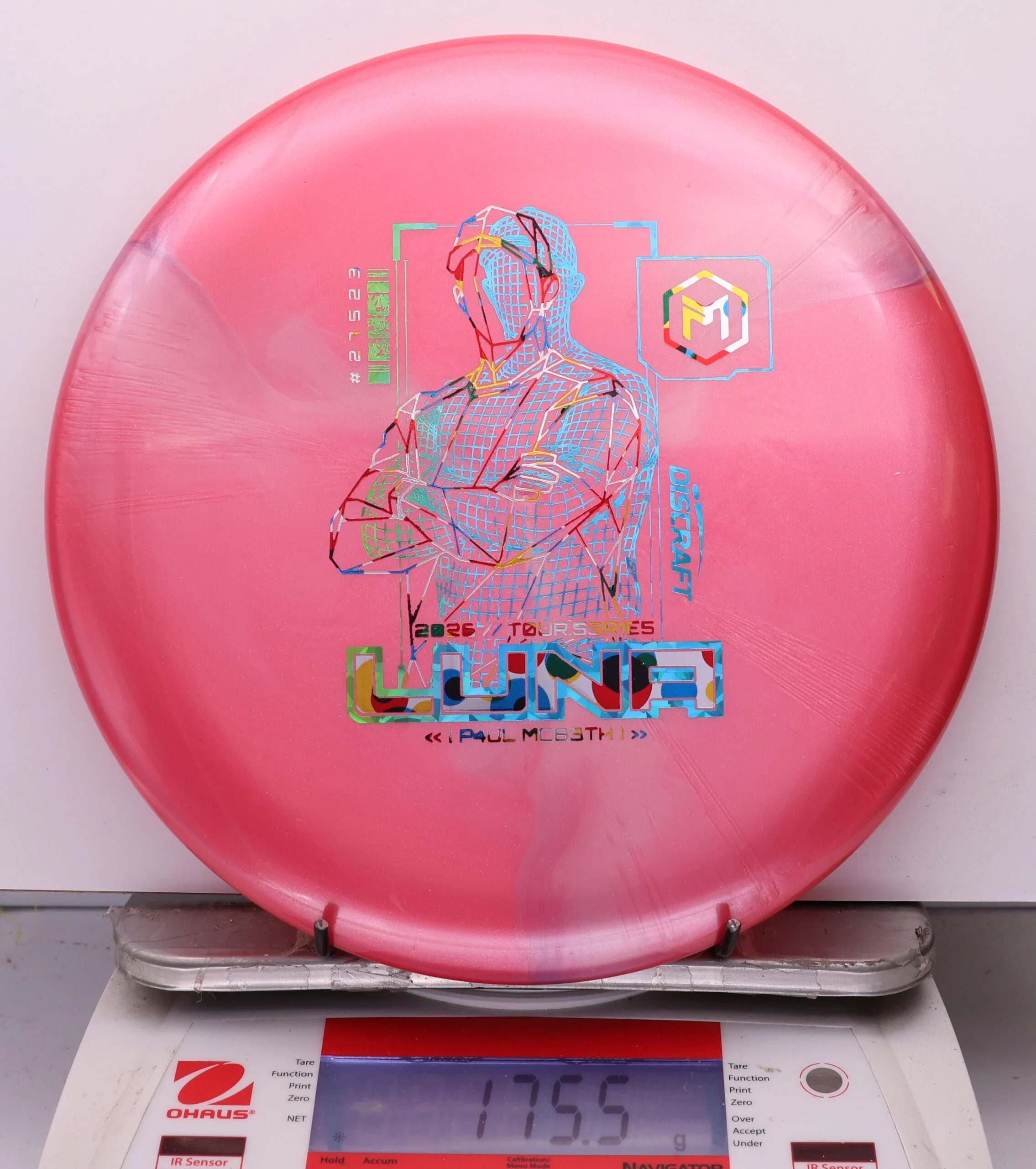 1101268 Big Z Titanium Luna, Paul McBeth 2026 Tour Series V2 - #24 Pink, 176