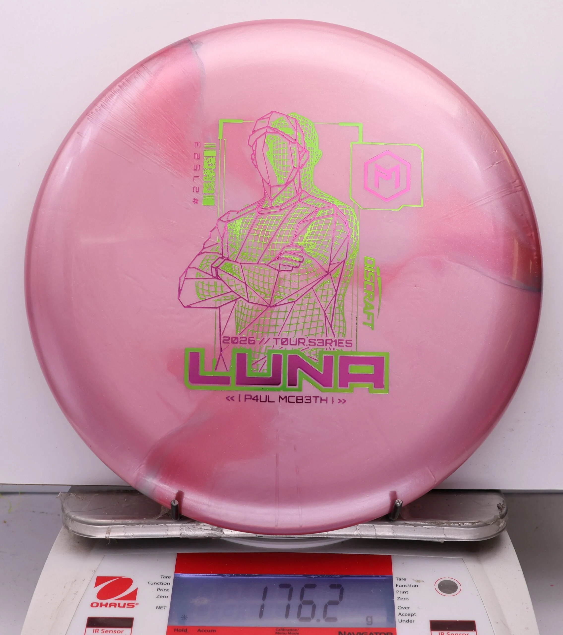 1101269 Big Z Titanium Luna, Paul McBeth 2026 Tour Series V2 - #25 LtPink, 176