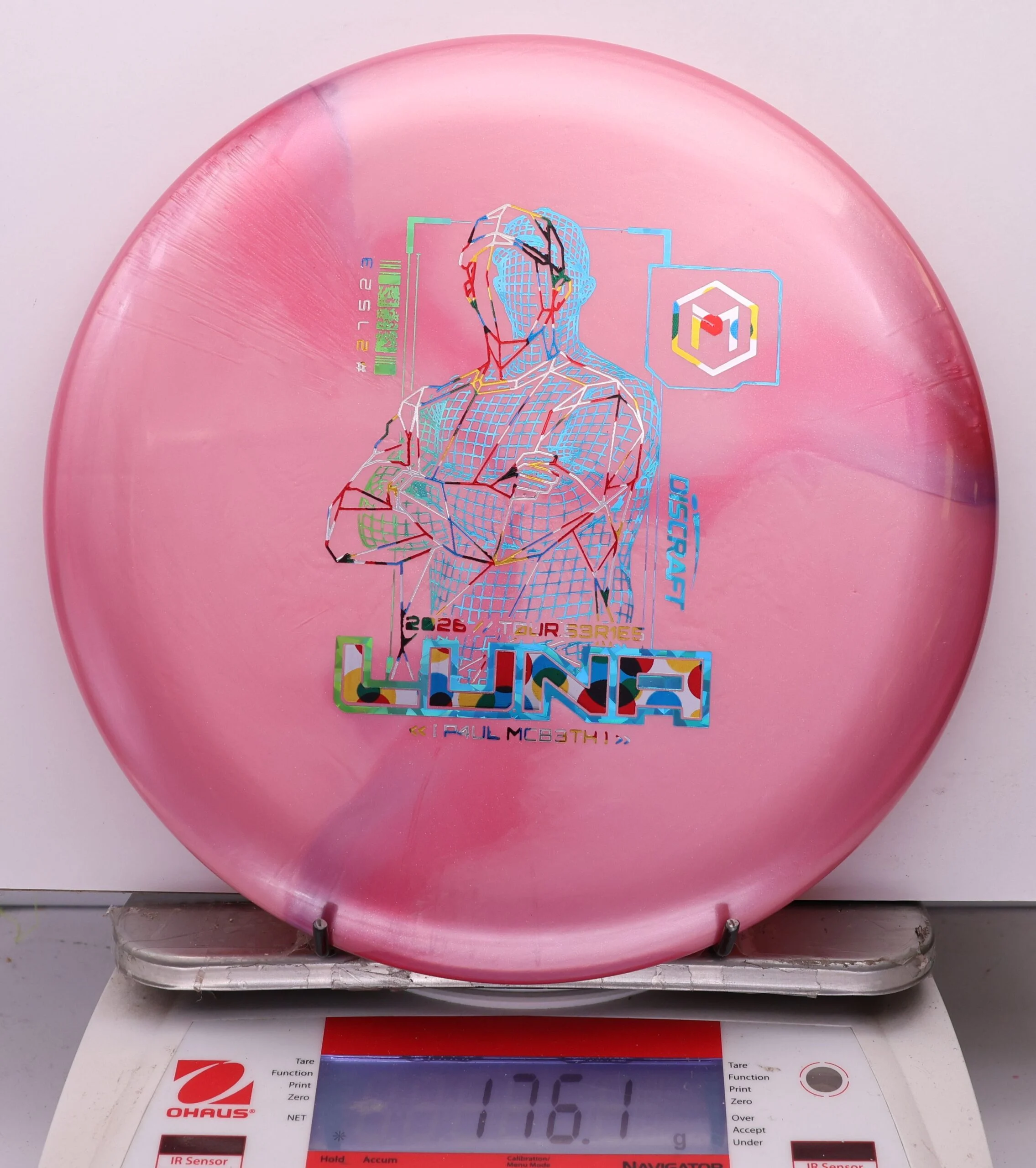 1101270 Big Z Titanium Luna, Paul McBeth 2026 Tour Series V2 - #26 LtPink, 176