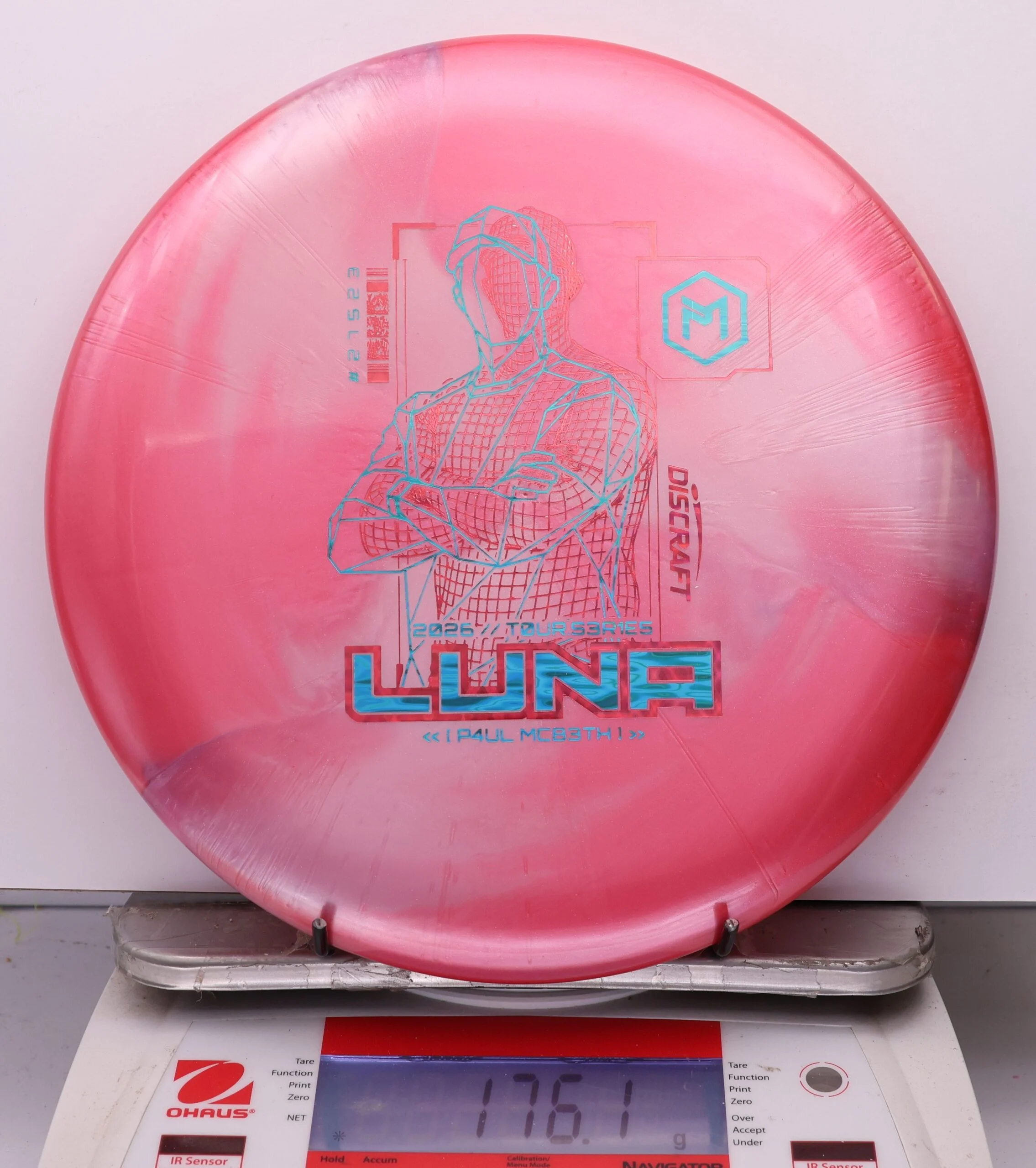 1101300 Big Z Titanium Luna, Paul McBeth 2026 Tour Series V2 - #27 Pinkish, 176