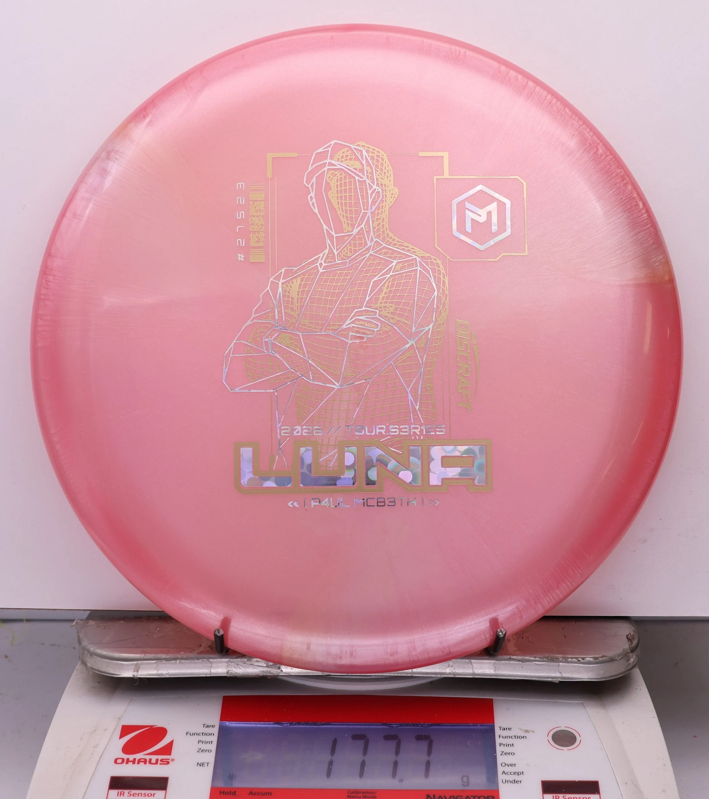 1101302 Big Z Titanium Luna, Paul McBeth 2026 Tour Series V2 - #29 PinkLtOrng, 178