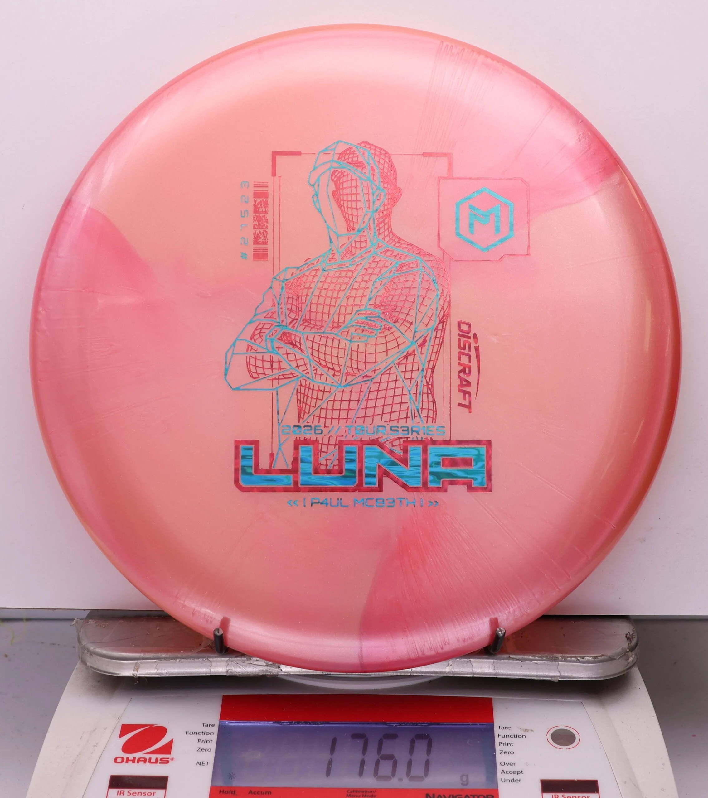 1101303 Big Z Titanium Luna, Paul McBeth 2026 Tour Series V2 - #30 PinkOrange, 176