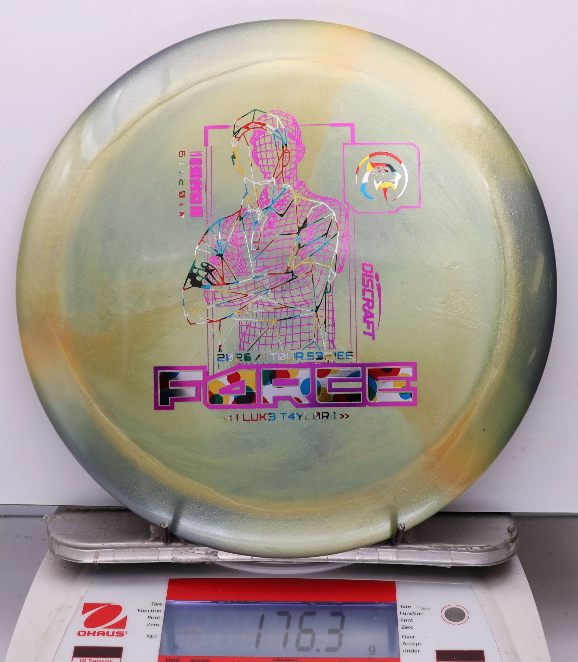 1101554 Big Z Titanium Force, Luke Taylor 2026 Tour Series V2 - #02 GrayYellow, 176