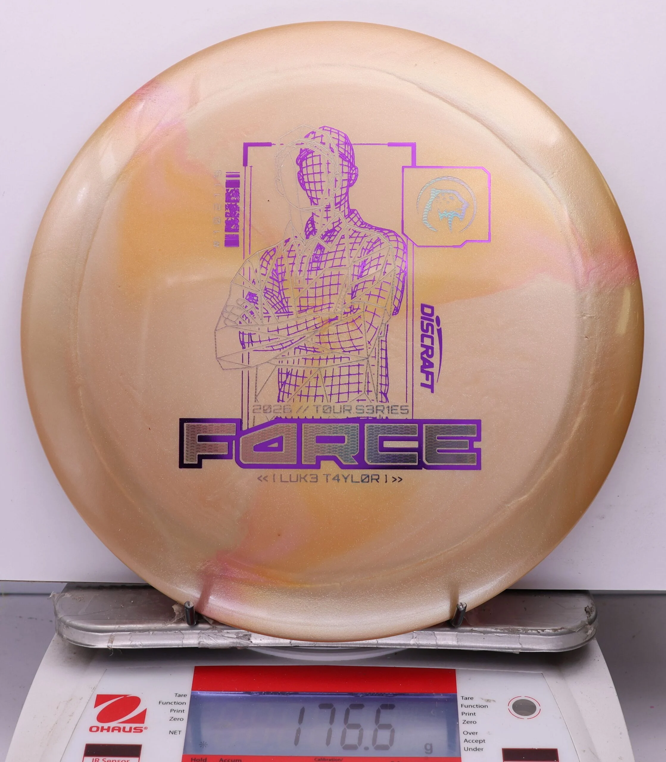 1101555 Big Z Titanium Force, Luke Taylor 2026 Tour Series V2 - #03 PaleOrange, 177