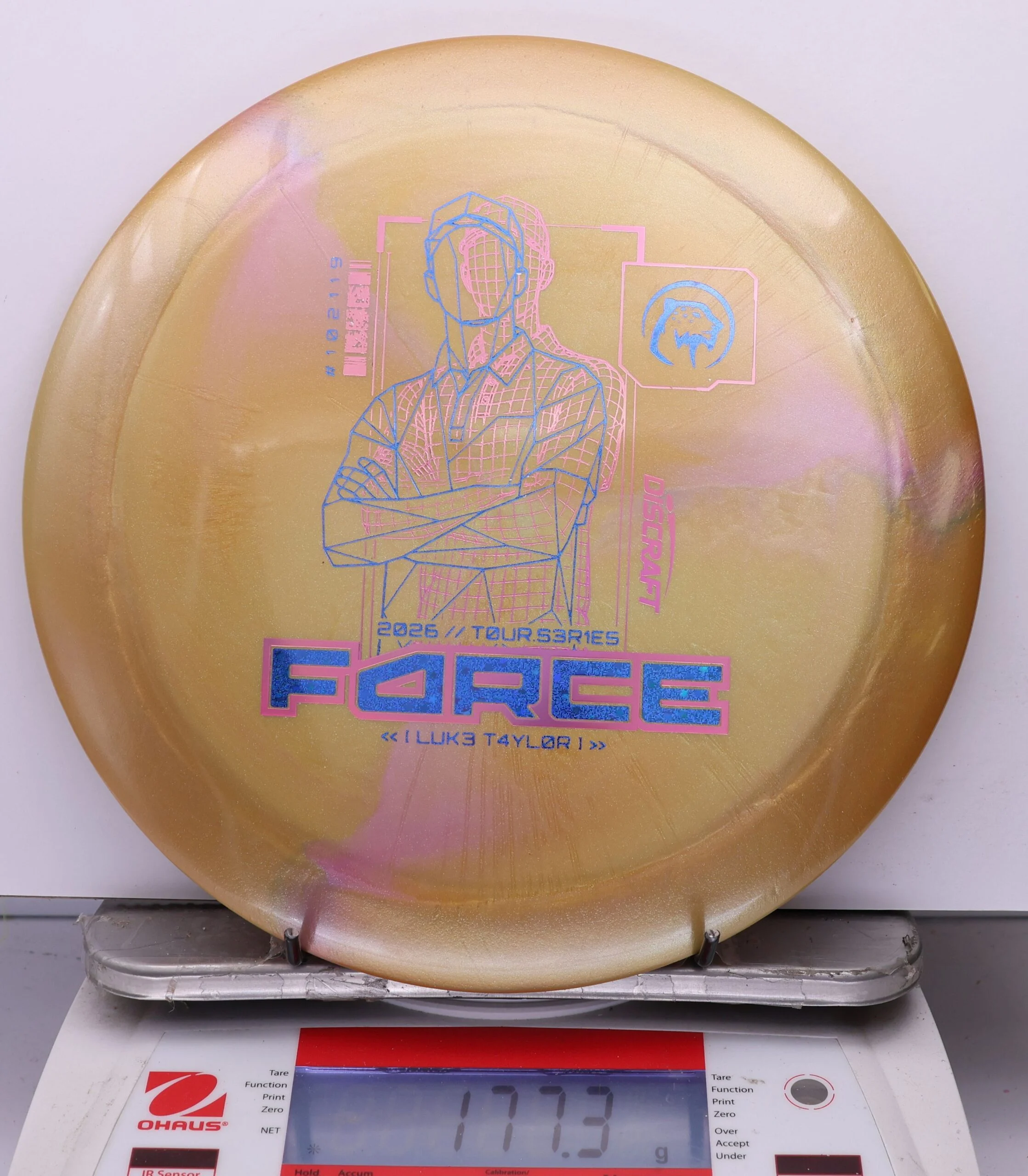 1101556 Big Z Titanium Force, Luke Taylor 2026 Tour Series V2 - #04 YellowOrngPink, 177