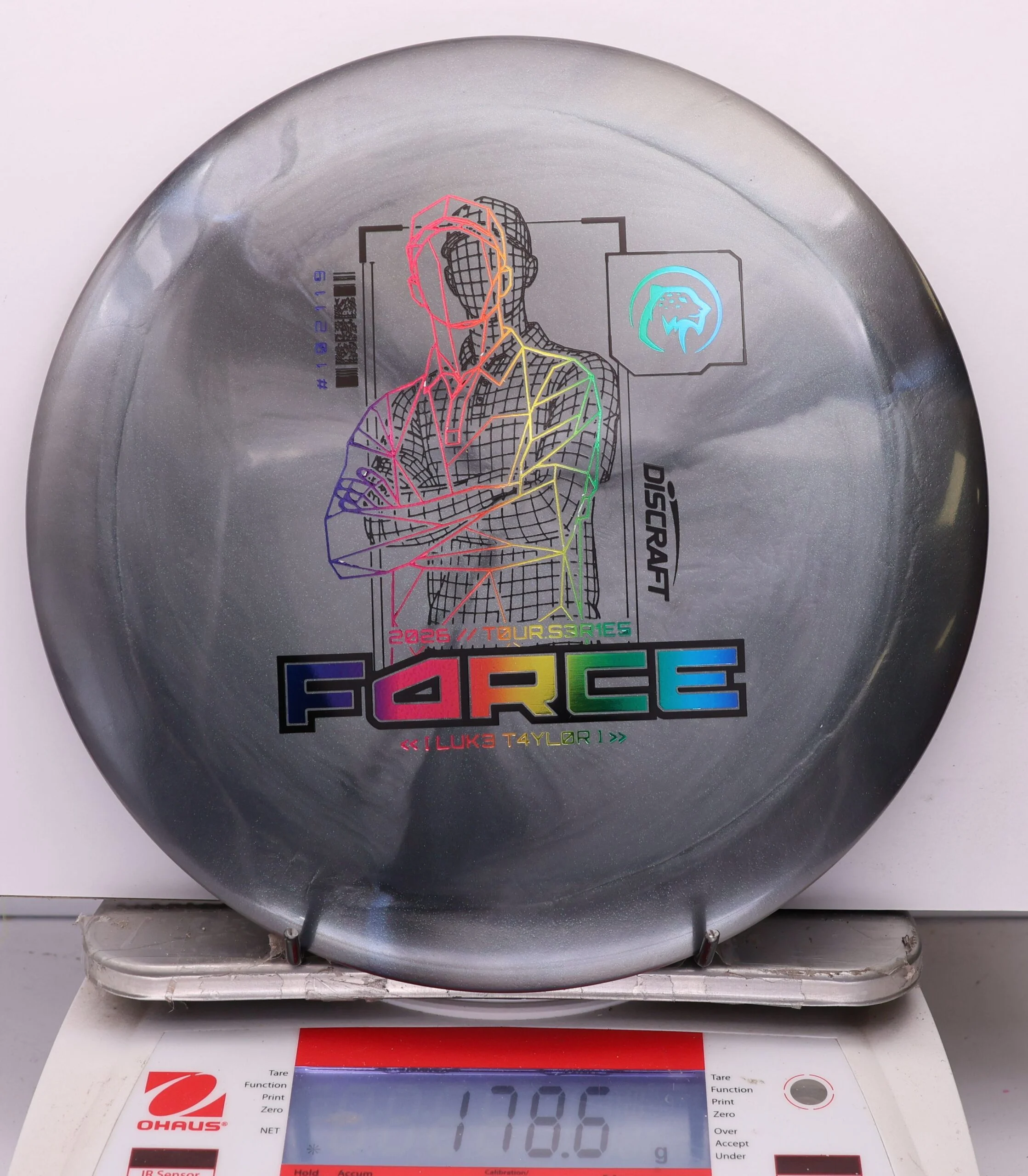 1101579 Big Z Titanium Force, Luke Taylor 2026 Tour Series V2 - #08 DarkGray, 179