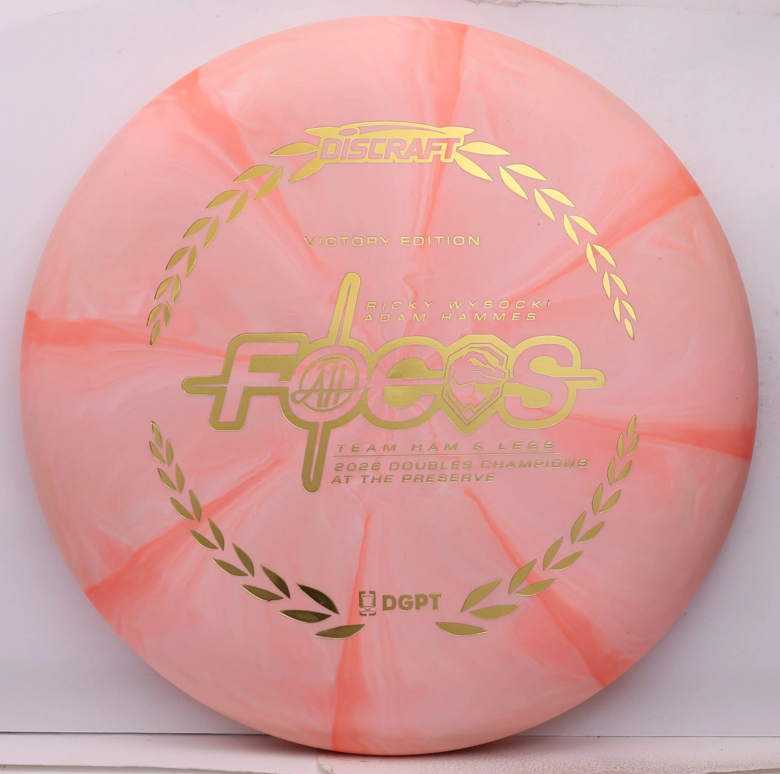 Crazy Tuff Swirl Focus, Ricky Wysocki & Adam Hammes 2026 DGPT Doubles Champion - Image 2